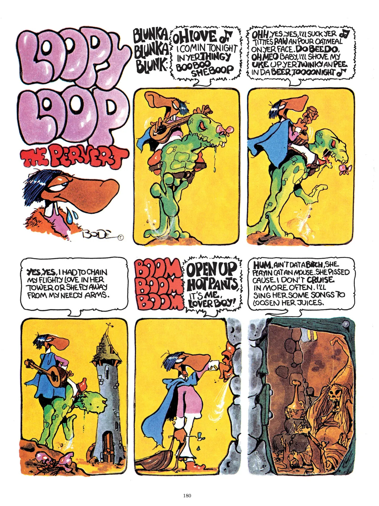 [Vaughn Bodé] Vaughn Bode’s Complete Deadbone Erotica - Page 180