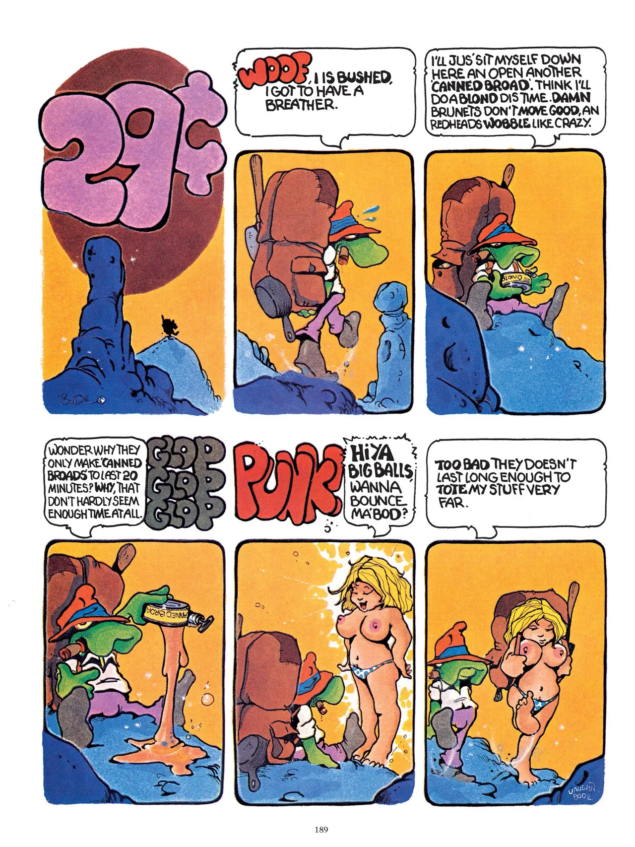 [Vaughn Bodé] Vaughn Bode’s Complete Deadbone Erotica - Page 189