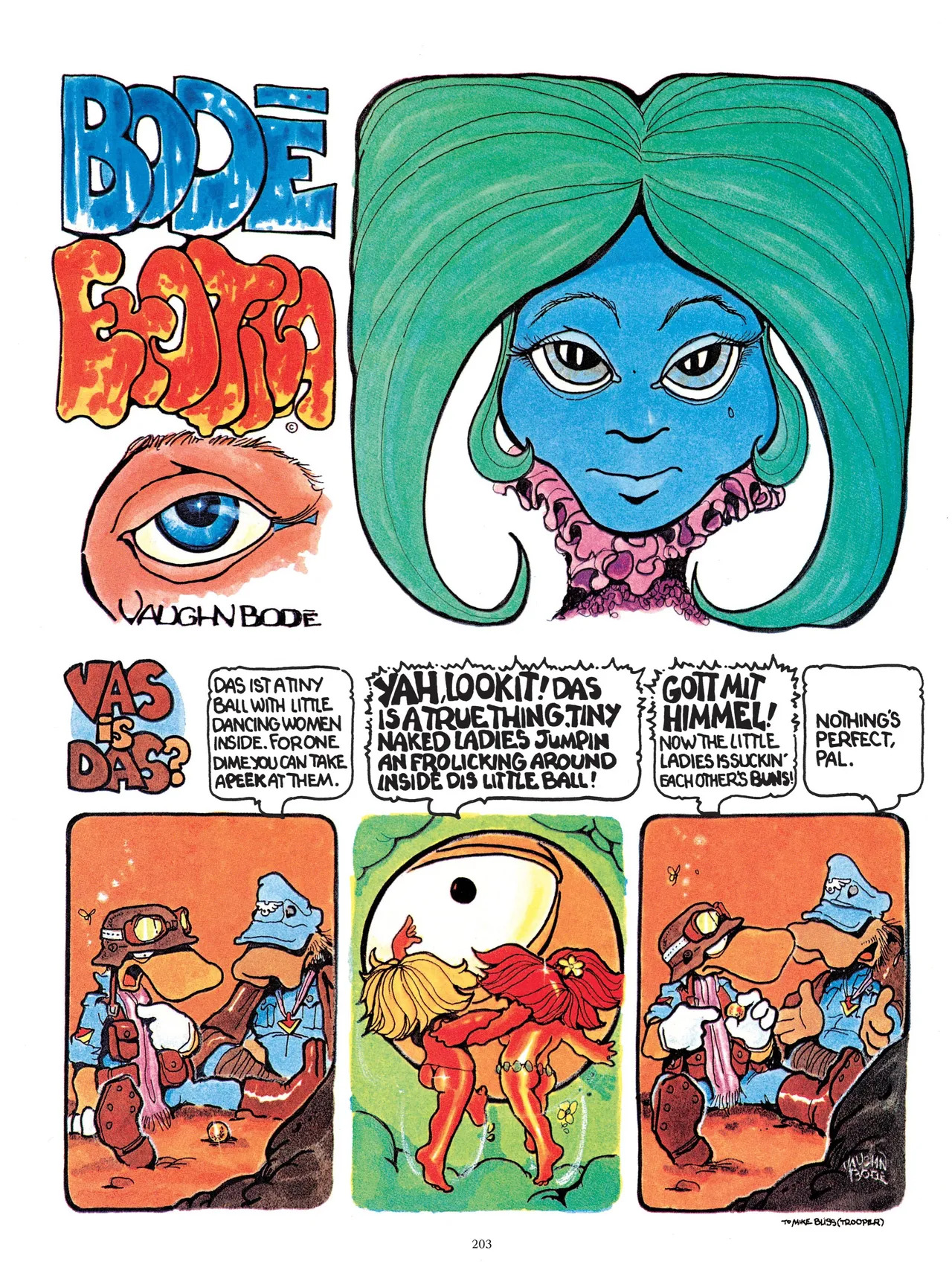 [Vaughn Bodé] Vaughn Bode’s Complete Deadbone Erotica - Page 203