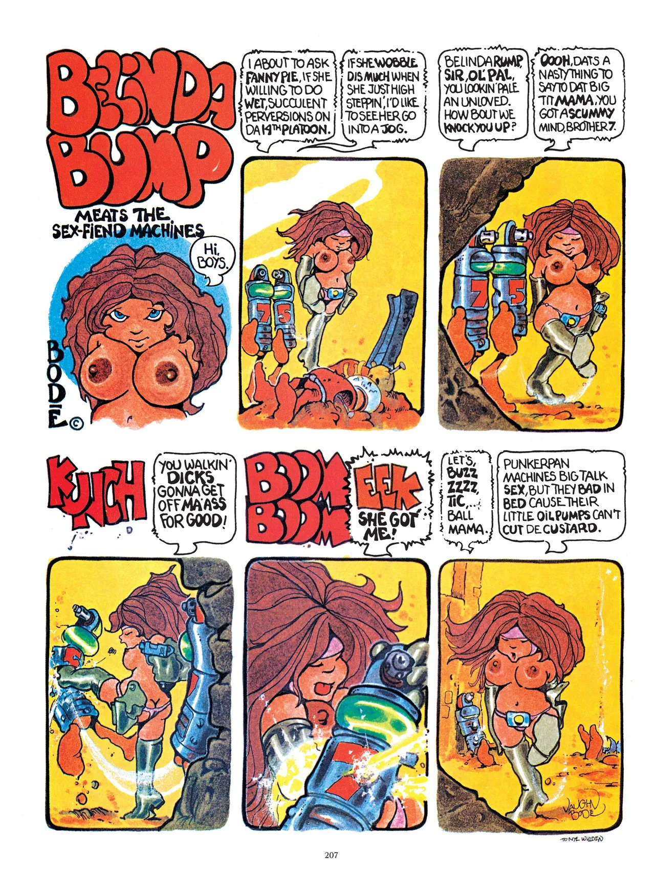 [Vaughn Bodé] Vaughn Bode’s Complete Deadbone Erotica - Page 207