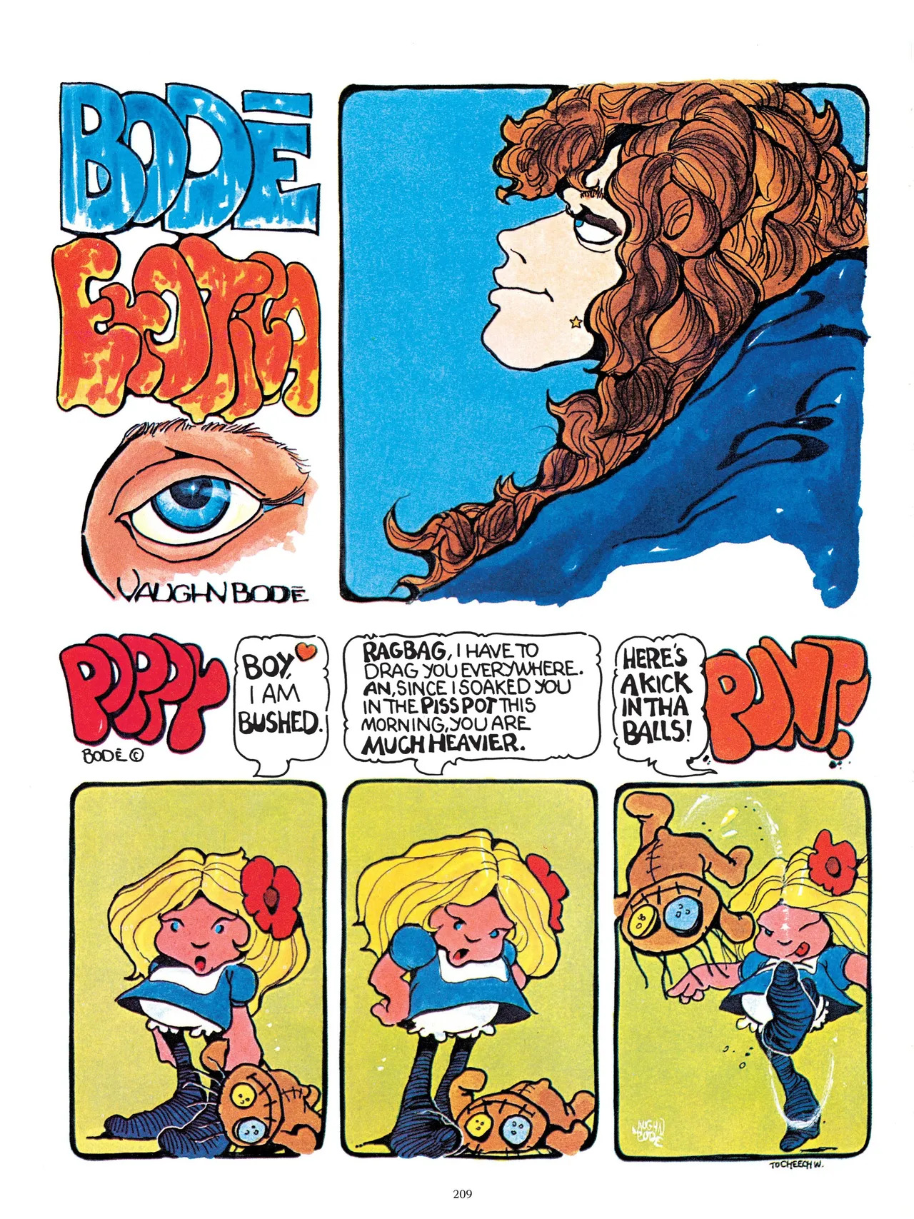 [Vaughn Bodé] Vaughn Bode’s Complete Deadbone Erotica - Page 209