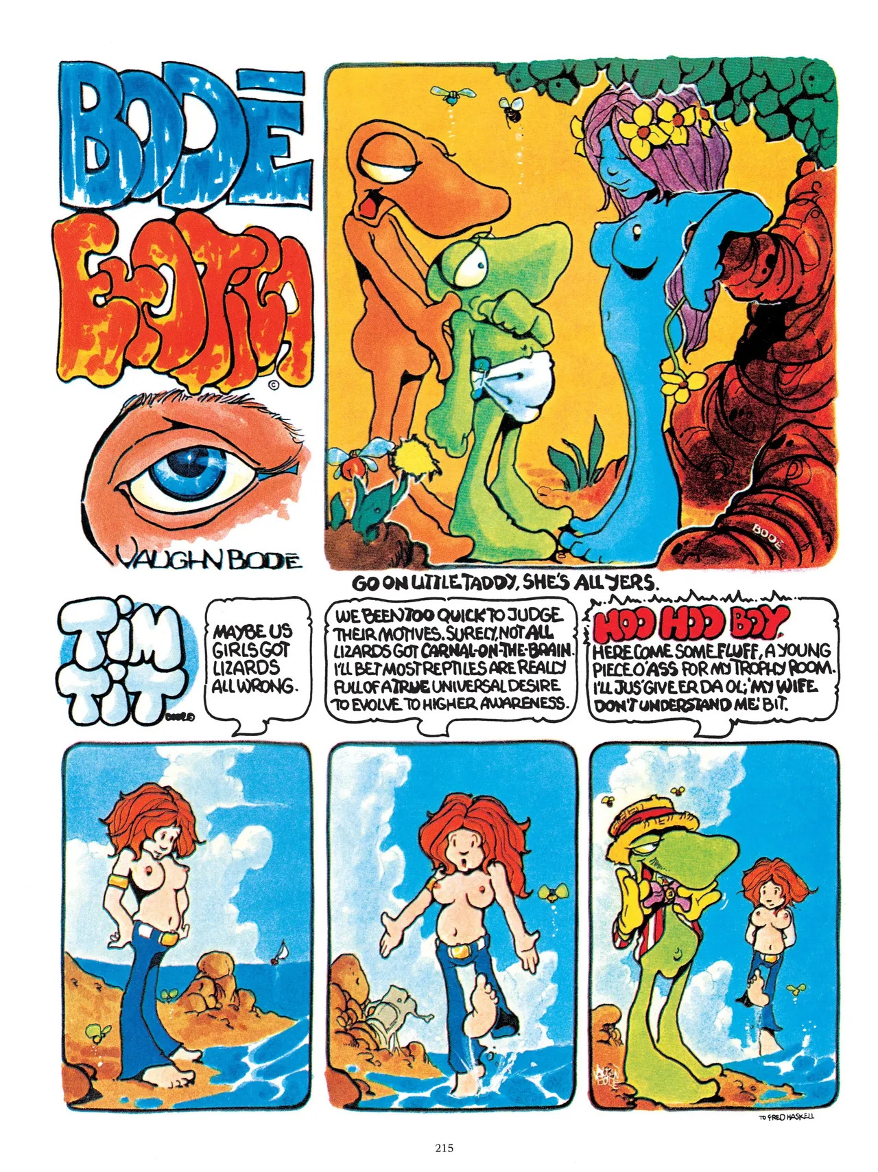 [Vaughn Bodé] Vaughn Bode’s Complete Deadbone Erotica - Page 215