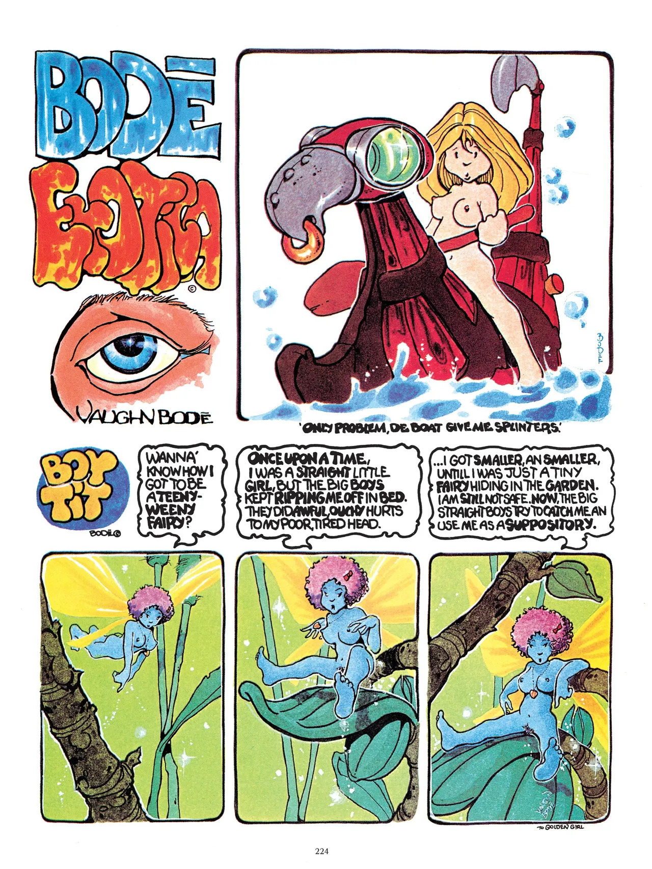[Vaughn Bodé] Vaughn Bode’s Complete Deadbone Erotica - Page 224