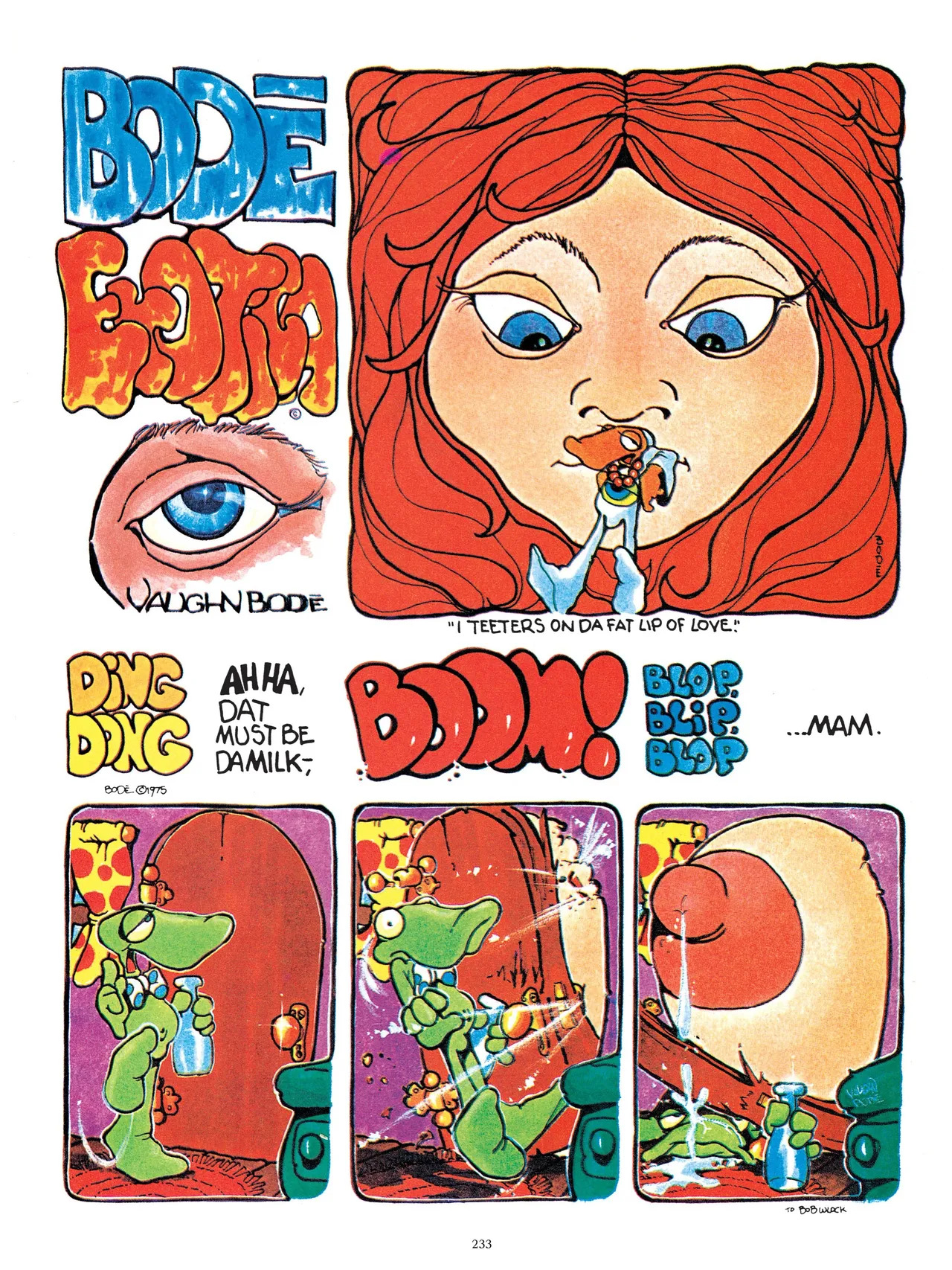 [Vaughn Bodé] Vaughn Bode’s Complete Deadbone Erotica - Page 233