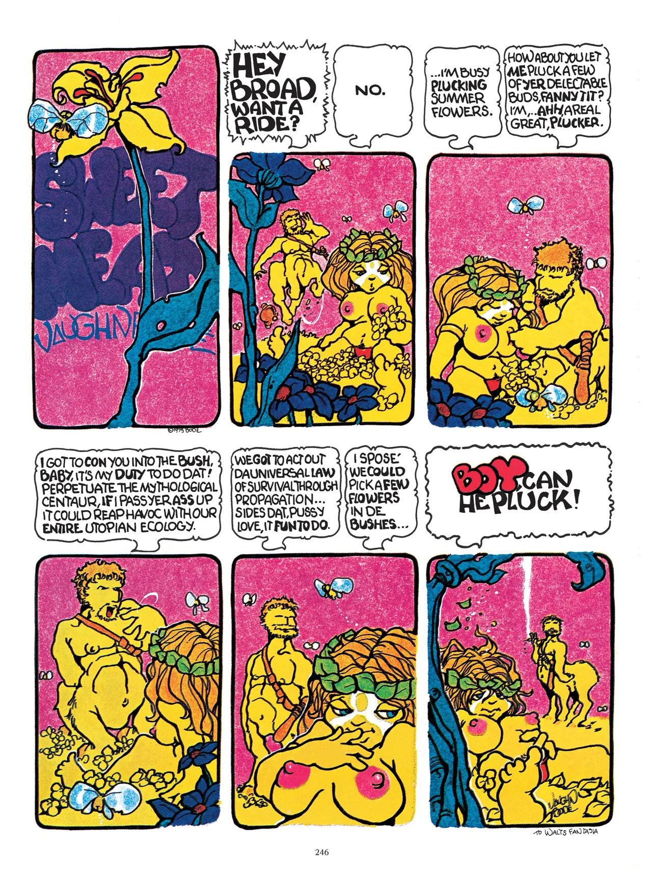 [Vaughn Bodé] Vaughn Bode’s Complete Deadbone Erotica - Page 246