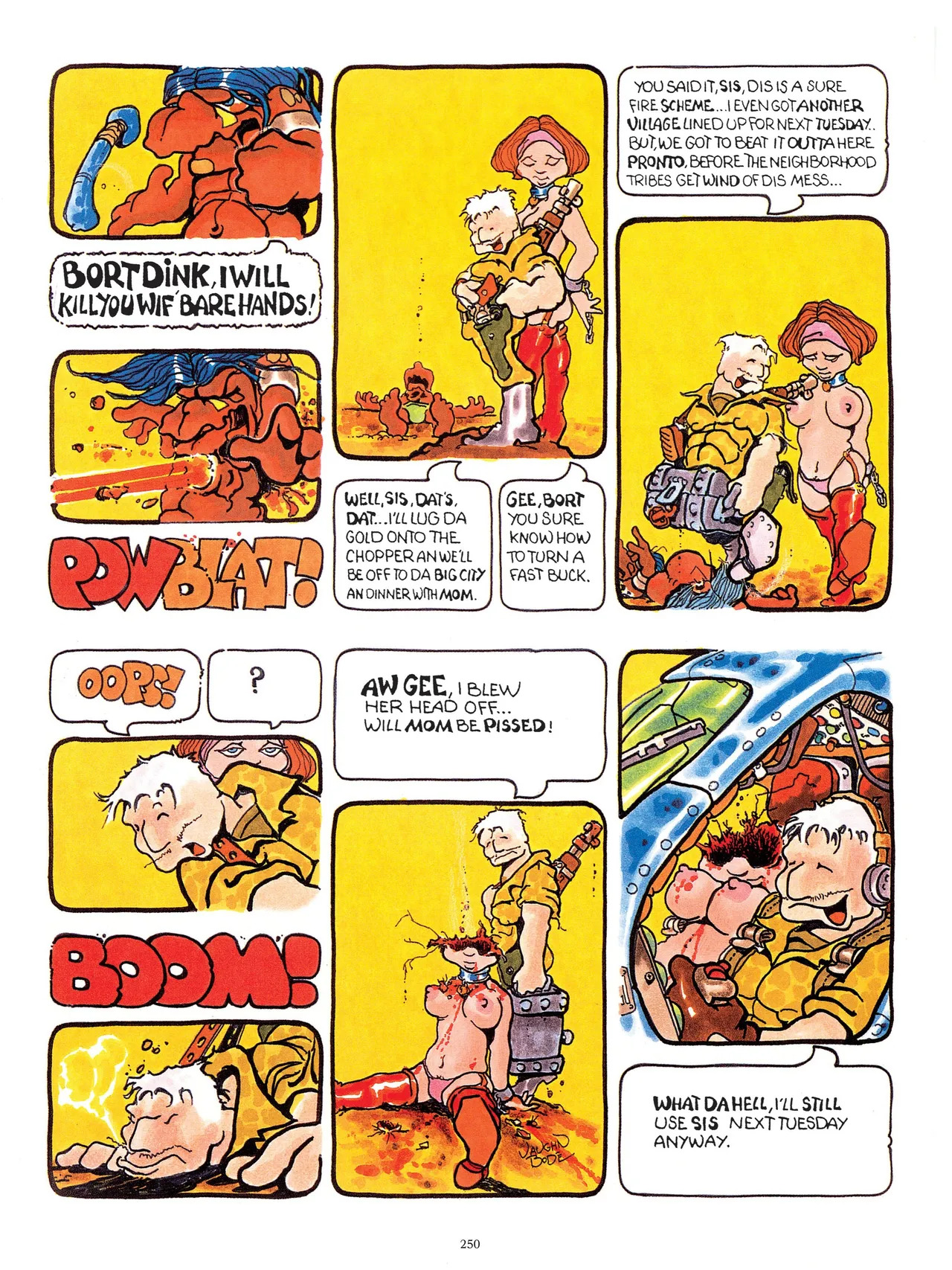 [Vaughn Bodé] Vaughn Bode’s Complete Deadbone Erotica - Page 250