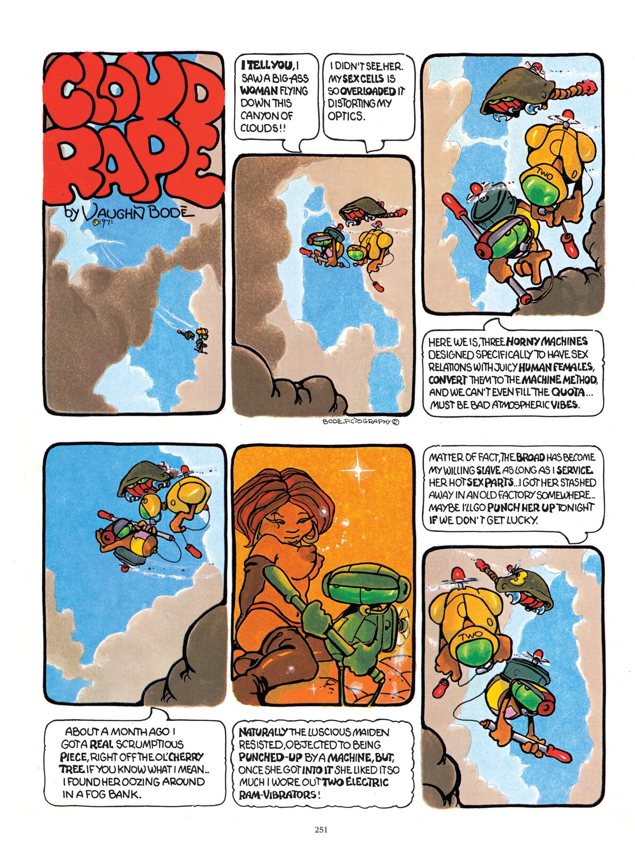 [Vaughn Bodé] Vaughn Bode’s Complete Deadbone Erotica - Page 251