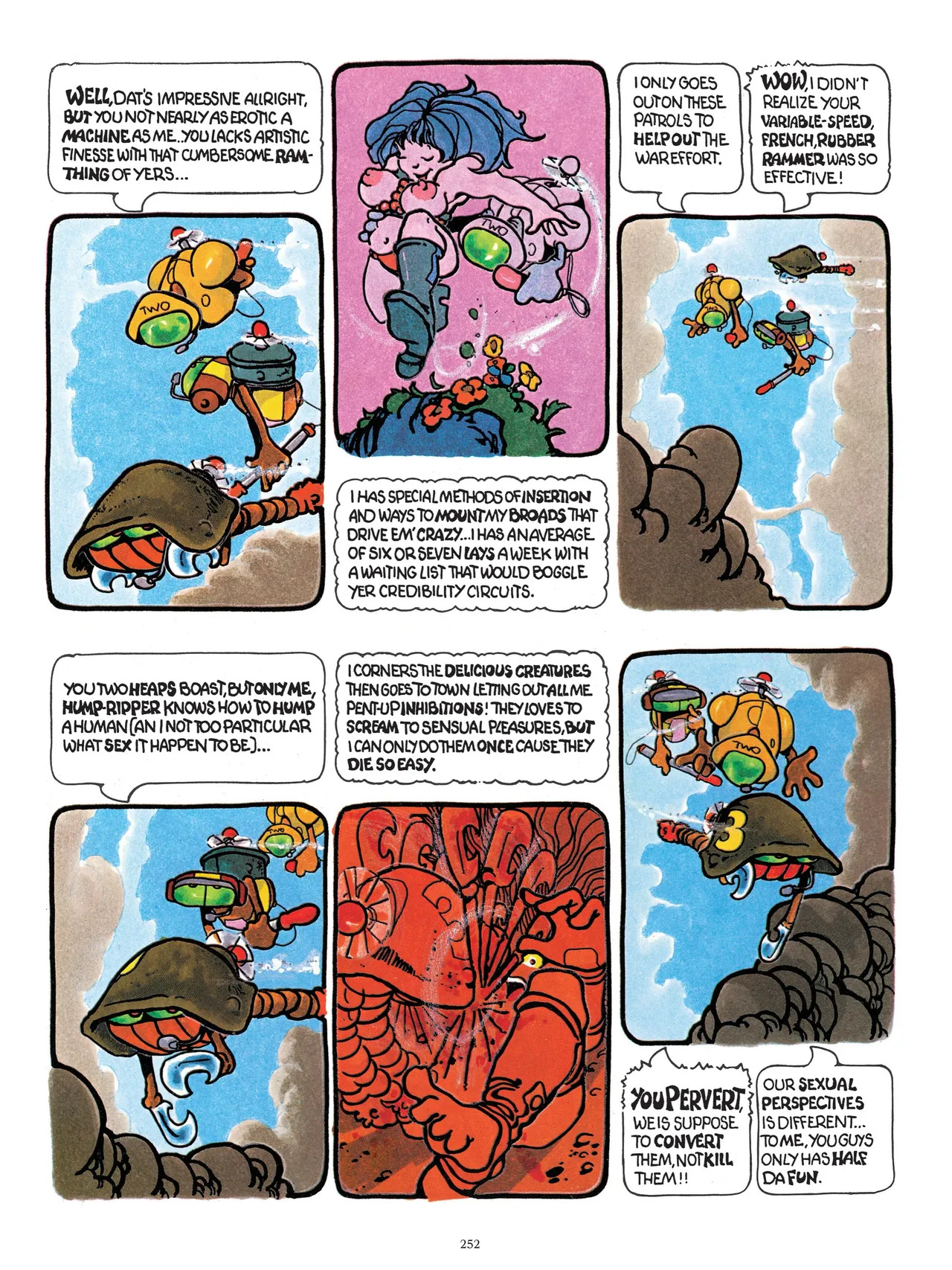 [Vaughn Bodé] Vaughn Bode’s Complete Deadbone Erotica - Page 252