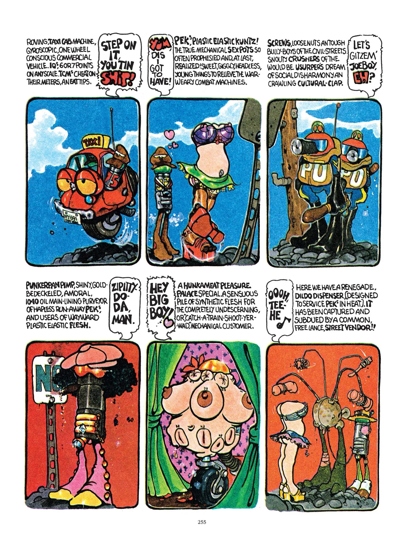 [Vaughn Bodé] Vaughn Bode’s Complete Deadbone Erotica - Page 255