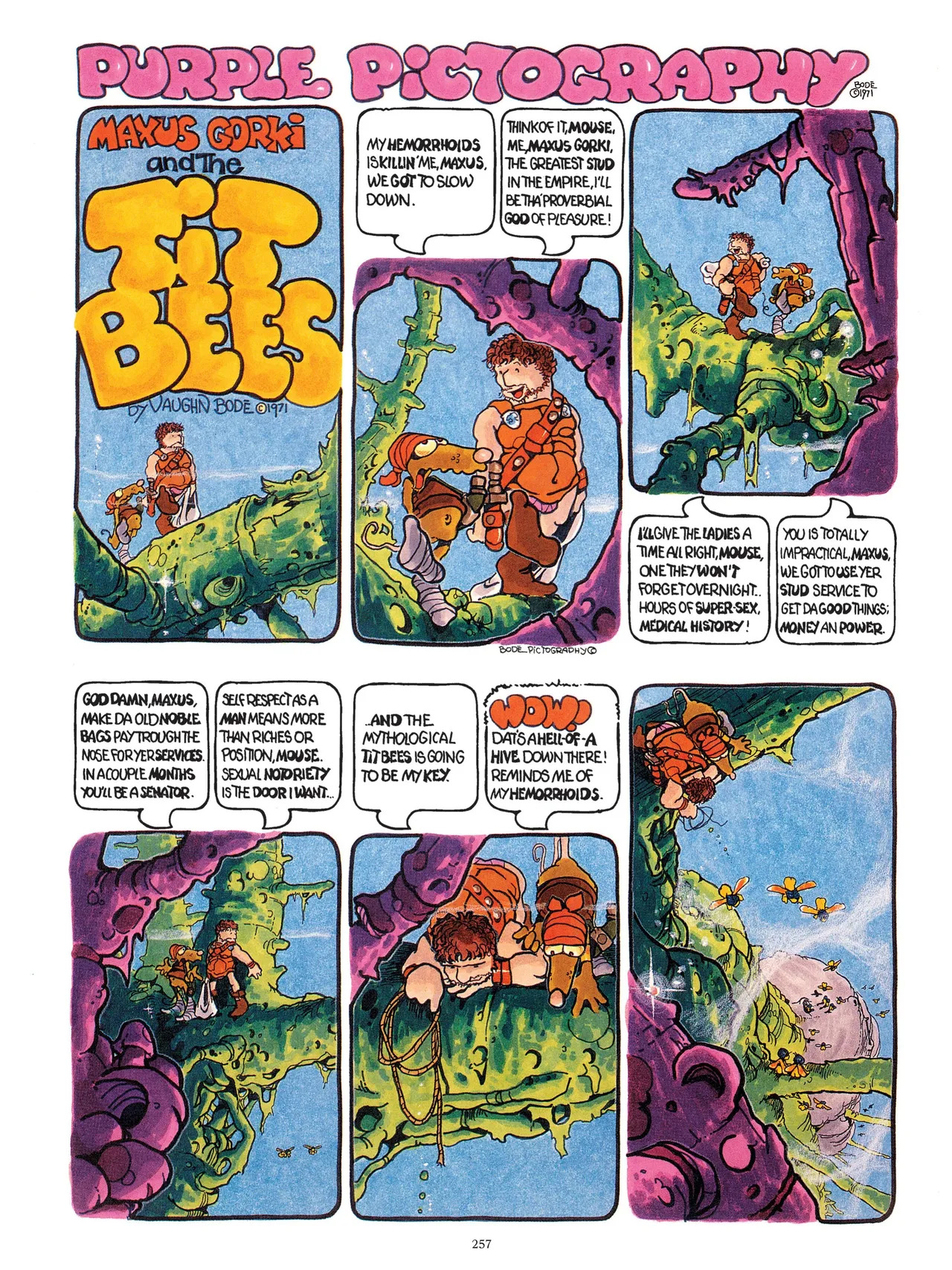 [Vaughn Bodé] Vaughn Bode’s Complete Deadbone Erotica - Page 257