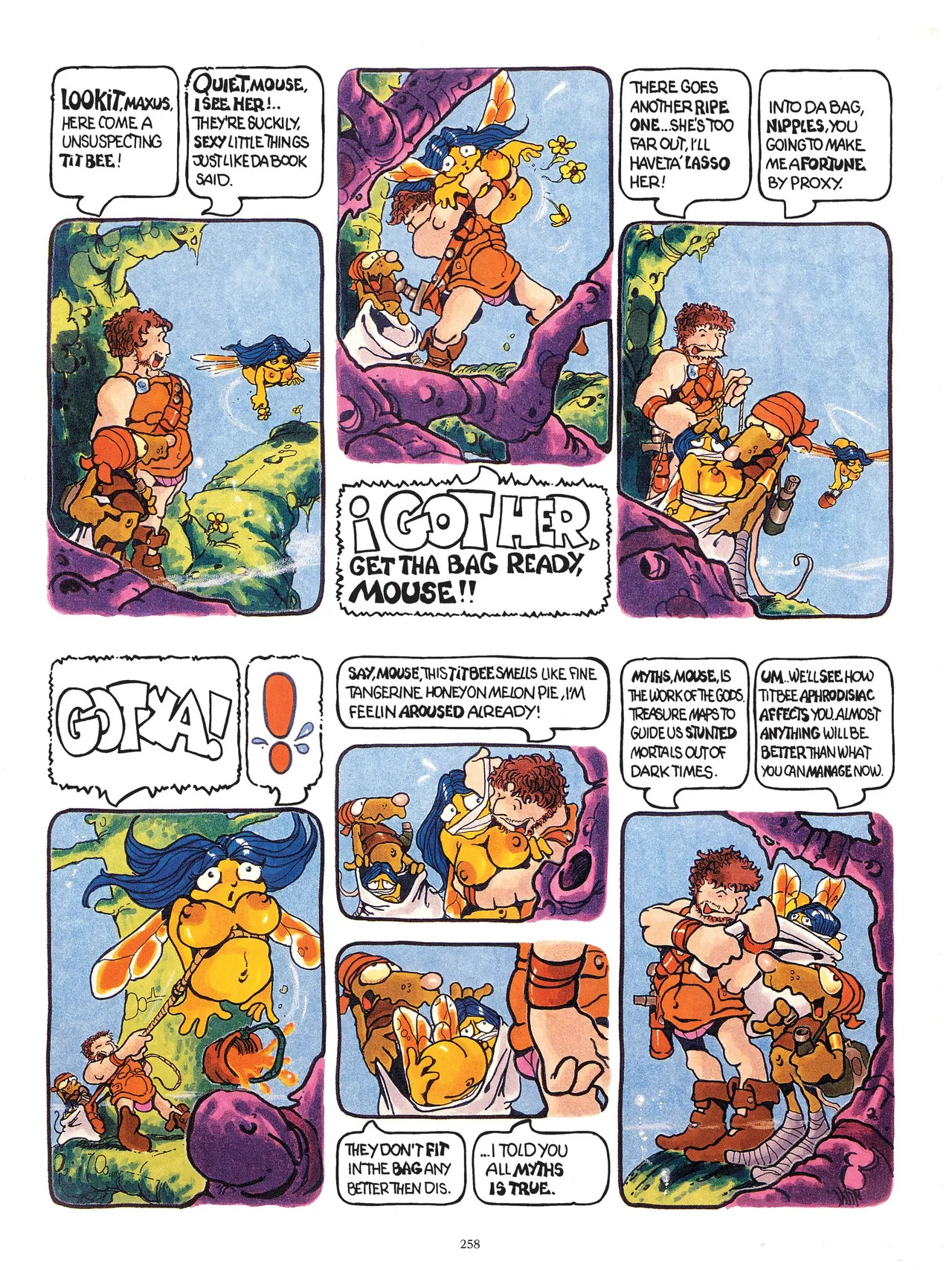 [Vaughn Bodé] Vaughn Bode’s Complete Deadbone Erotica - Page 258