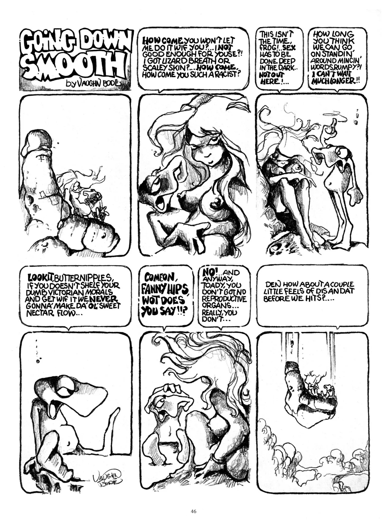 [Vaughn Bodé] Vaughn Bode’s Complete Deadbone Erotica - Page 46
