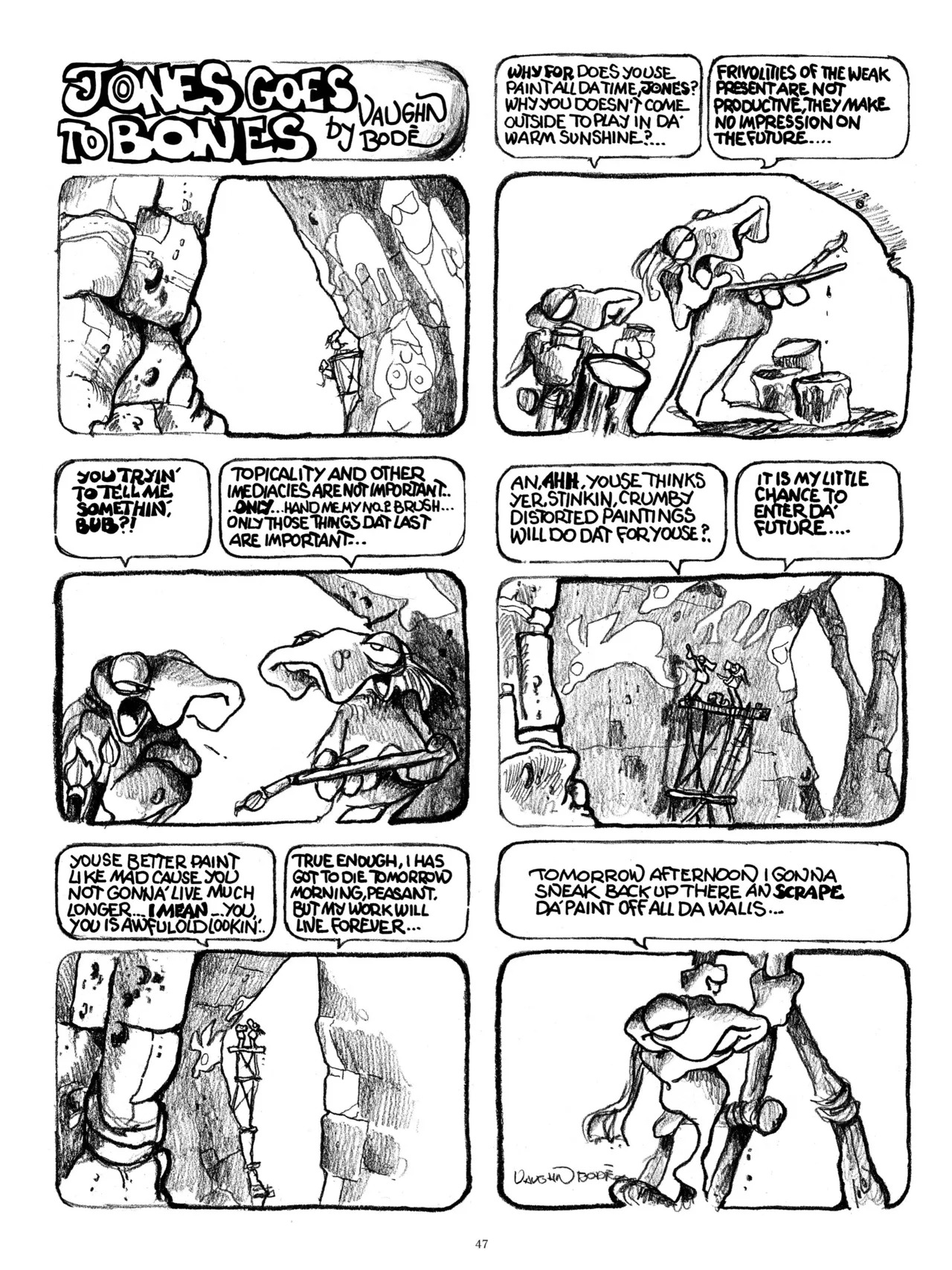 [Vaughn Bodé] Vaughn Bode’s Complete Deadbone Erotica - Page 47