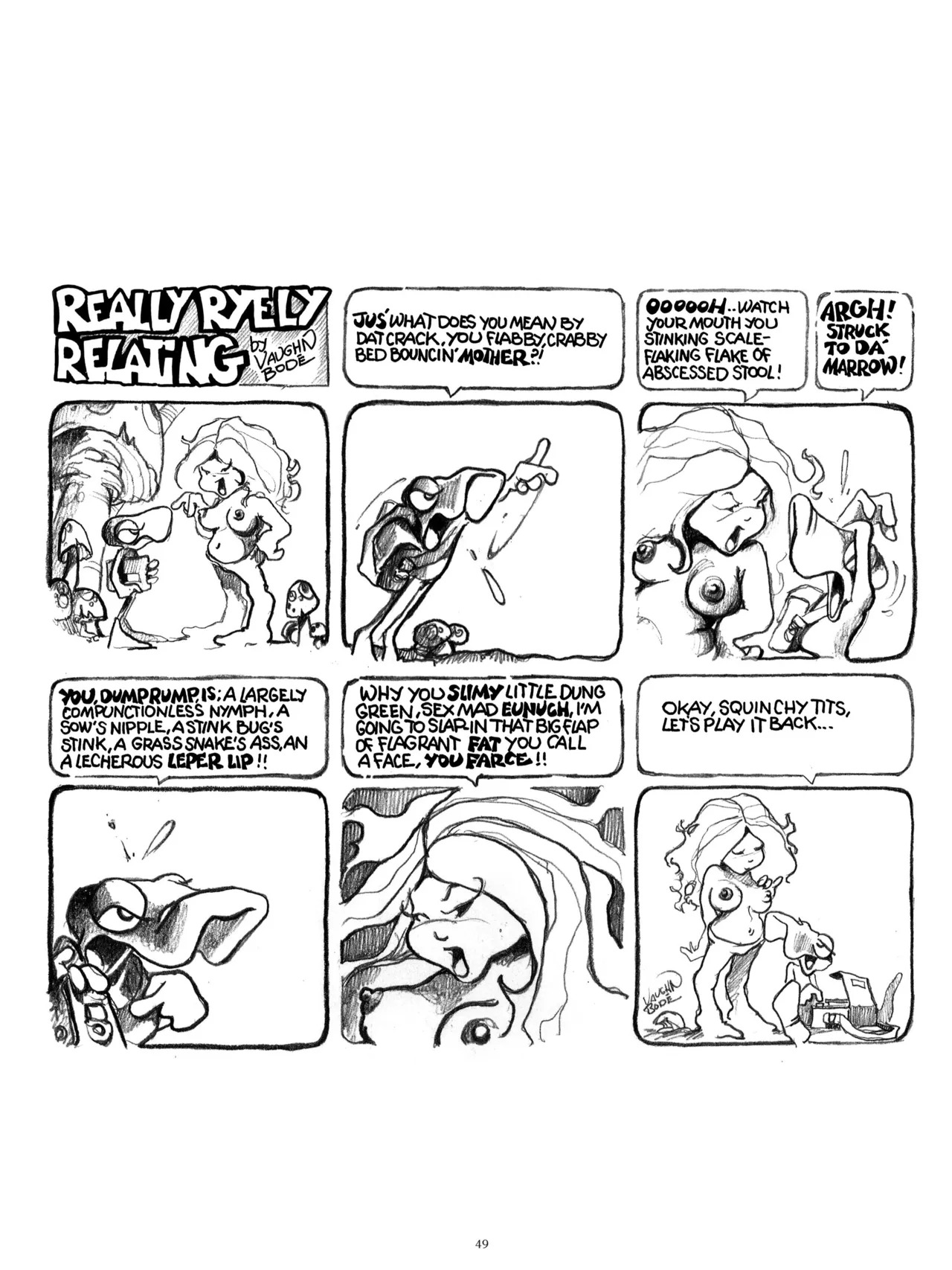 [Vaughn Bodé] Vaughn Bode’s Complete Deadbone Erotica - Page 49