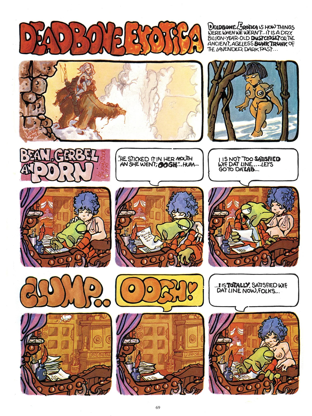 [Vaughn Bodé] Vaughn Bode’s Complete Deadbone Erotica - Page 69