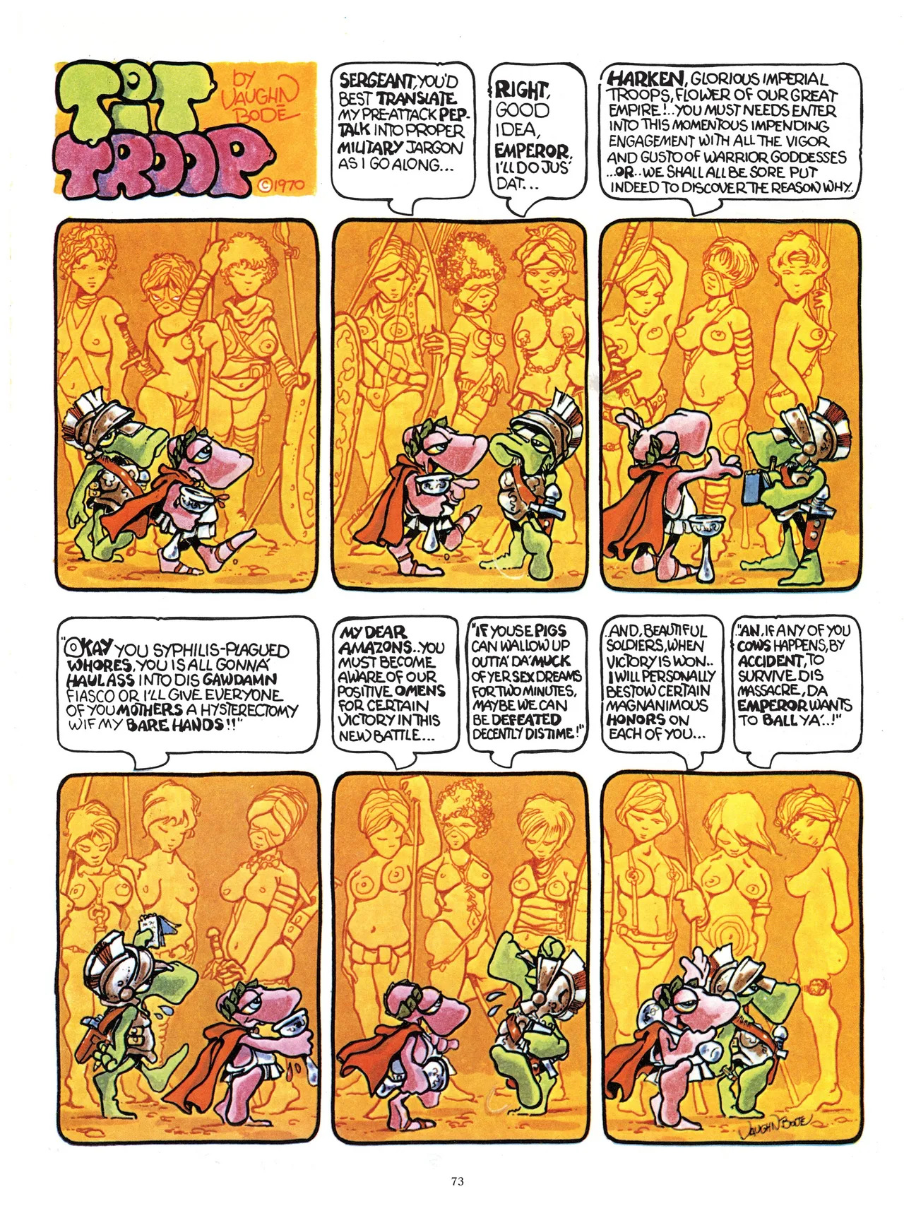 [Vaughn Bodé] Vaughn Bode’s Complete Deadbone Erotica - Page 73