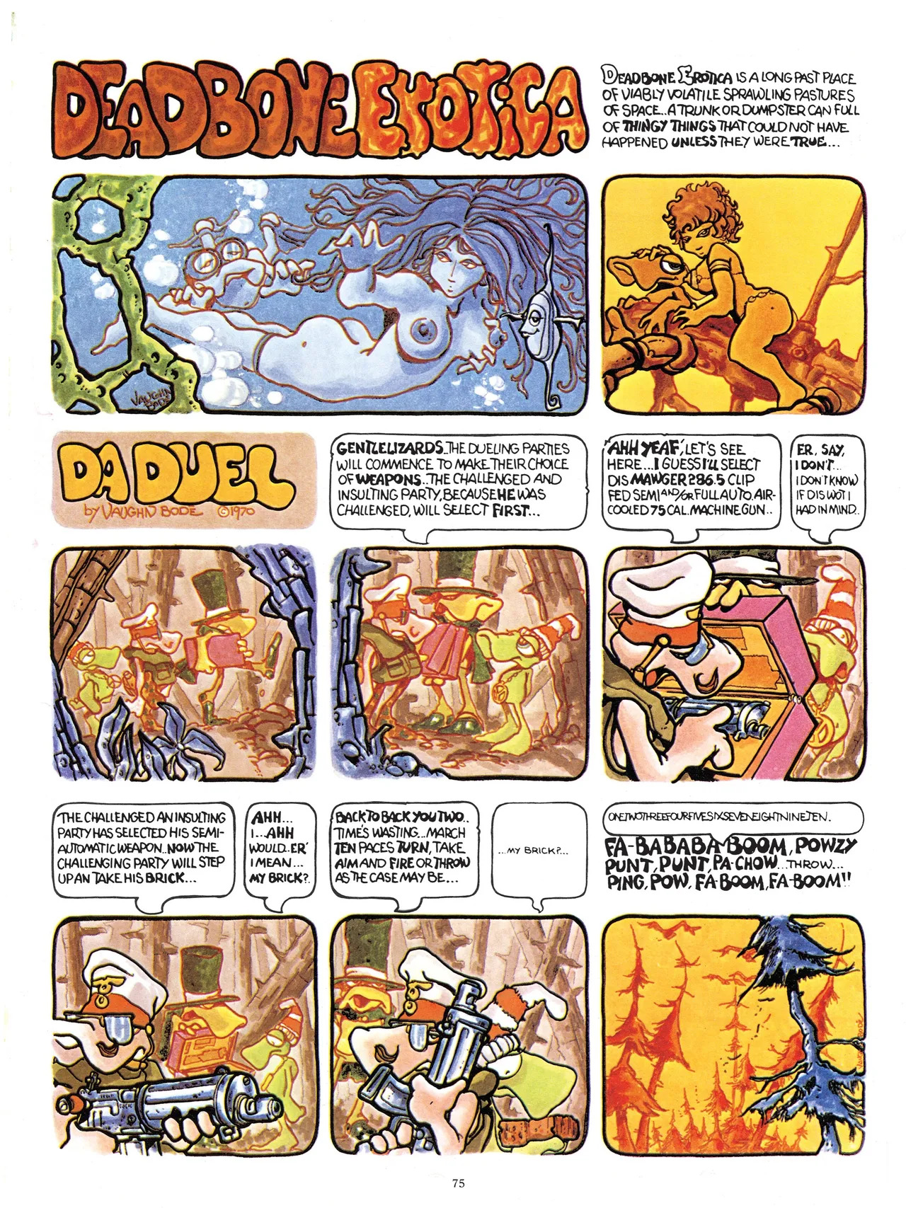 [Vaughn Bodé] Vaughn Bode’s Complete Deadbone Erotica - Page 75