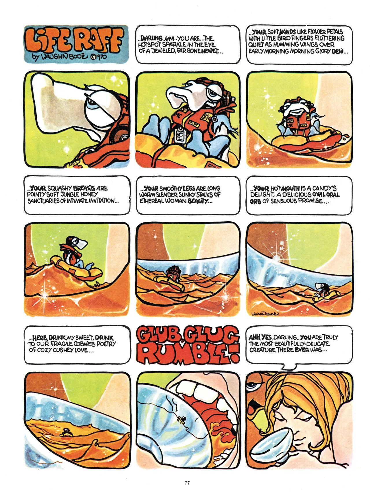 [Vaughn Bodé] Vaughn Bode’s Complete Deadbone Erotica - Page 77