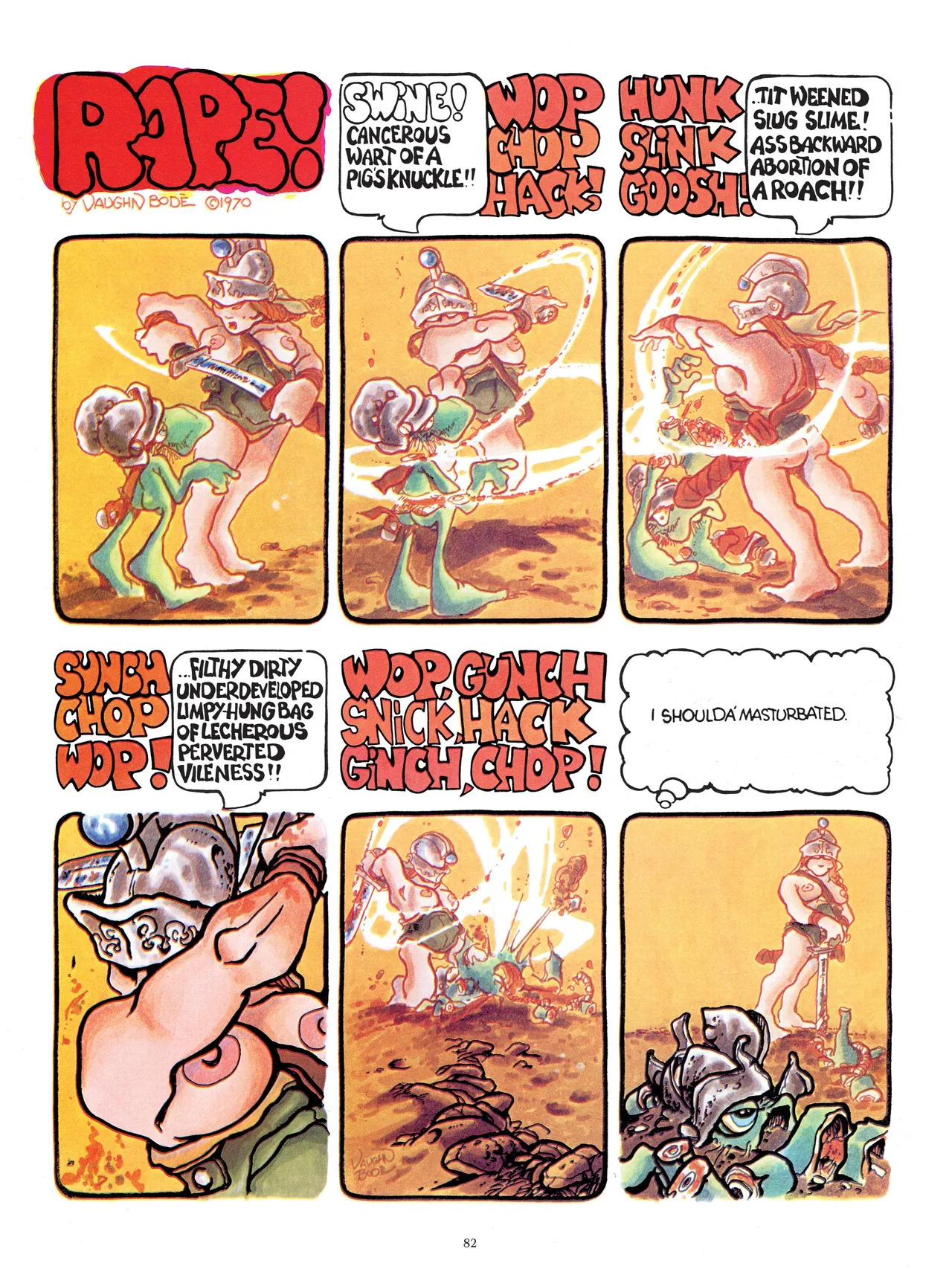 [Vaughn Bodé] Vaughn Bode’s Complete Deadbone Erotica - Page 82