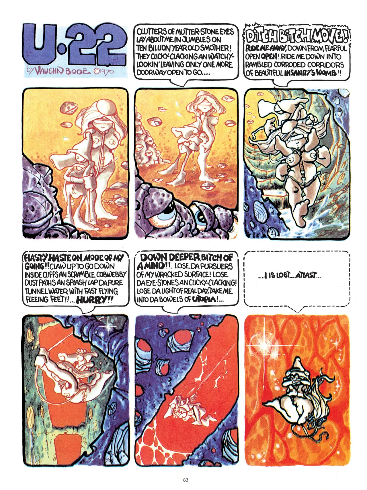 [Vaughn Bodé] Vaughn Bode’s Complete Deadbone Erotica - Page 83