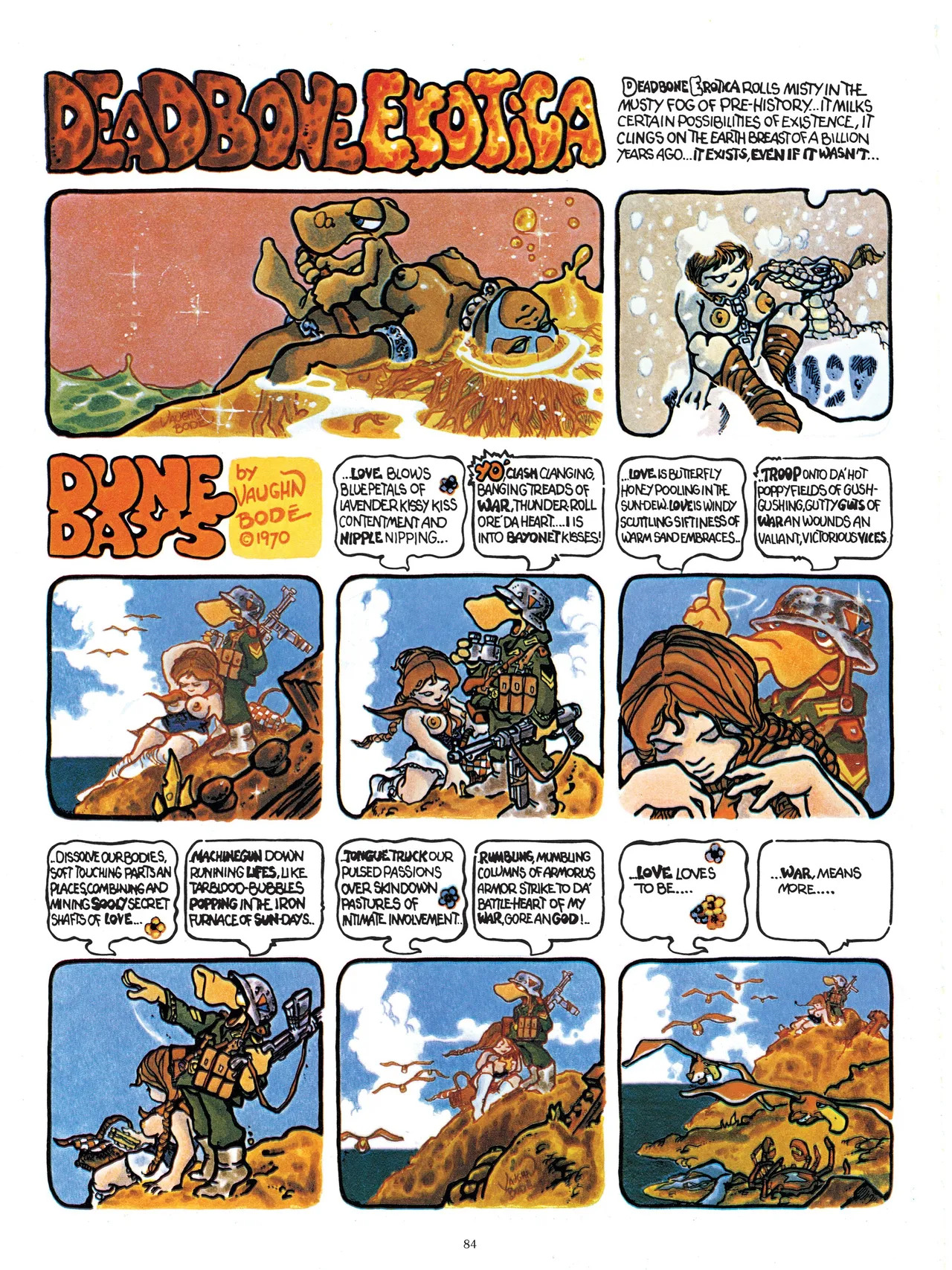 [Vaughn Bodé] Vaughn Bode’s Complete Deadbone Erotica - Page 84
