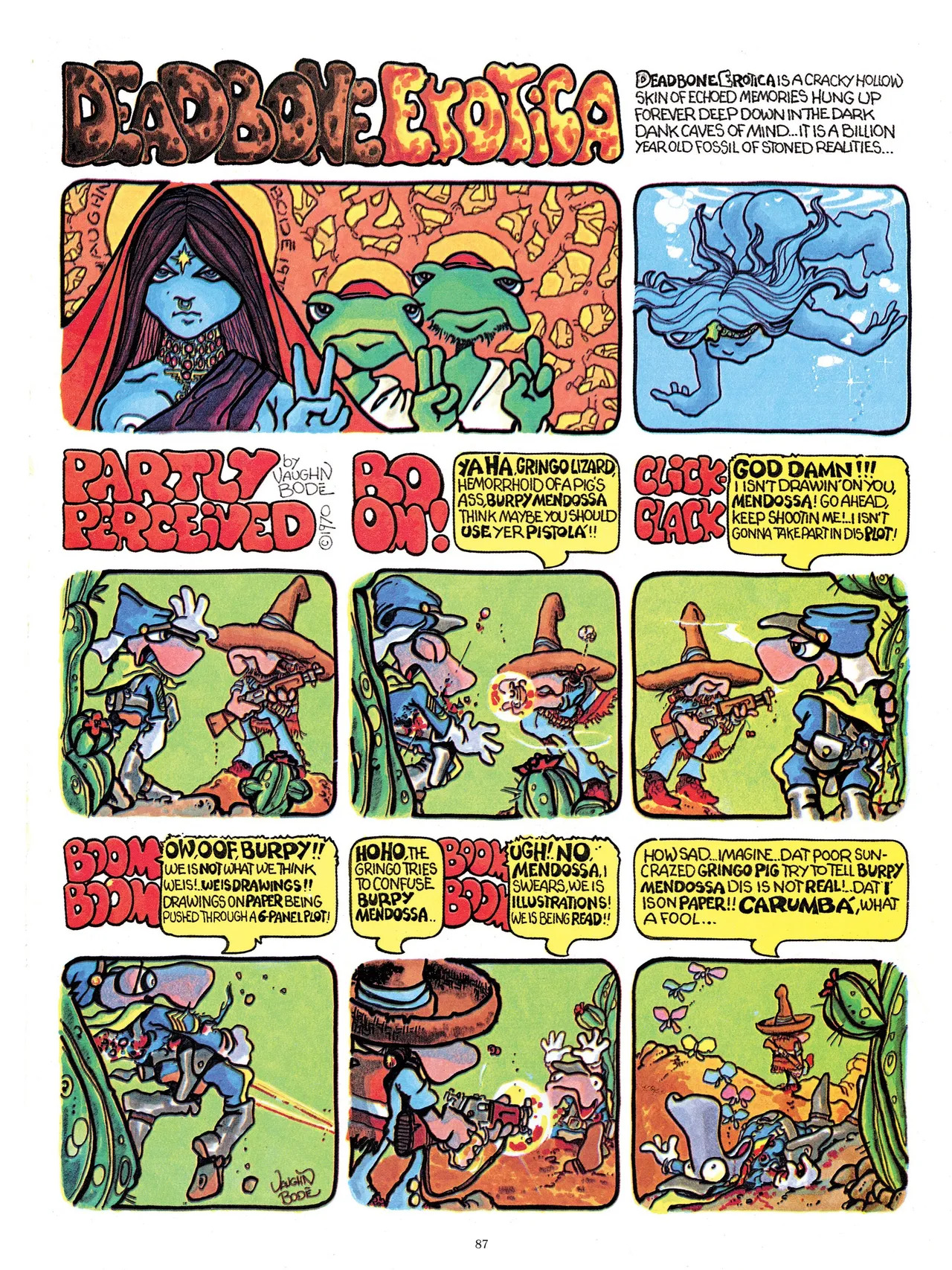 [Vaughn Bodé] Vaughn Bode’s Complete Deadbone Erotica - Page 87