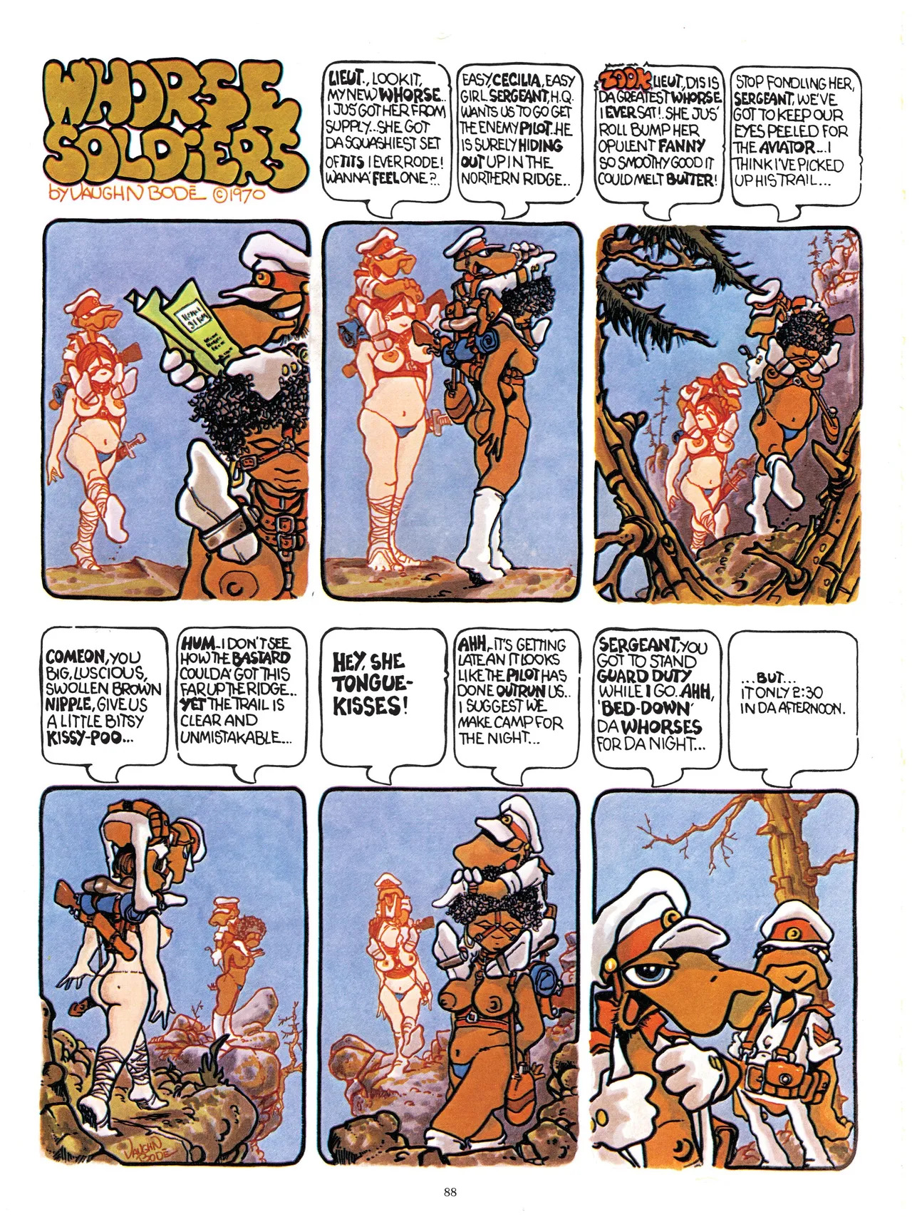 [Vaughn Bodé] Vaughn Bode’s Complete Deadbone Erotica - Page 88