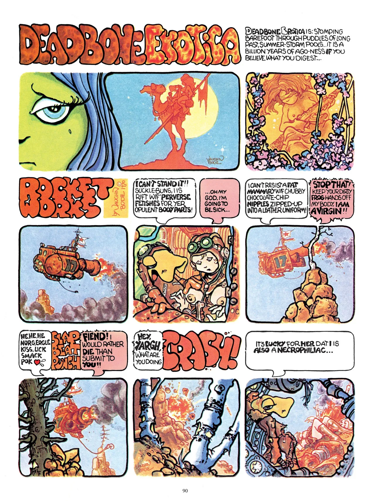 [Vaughn Bodé] Vaughn Bode’s Complete Deadbone Erotica - Page 90