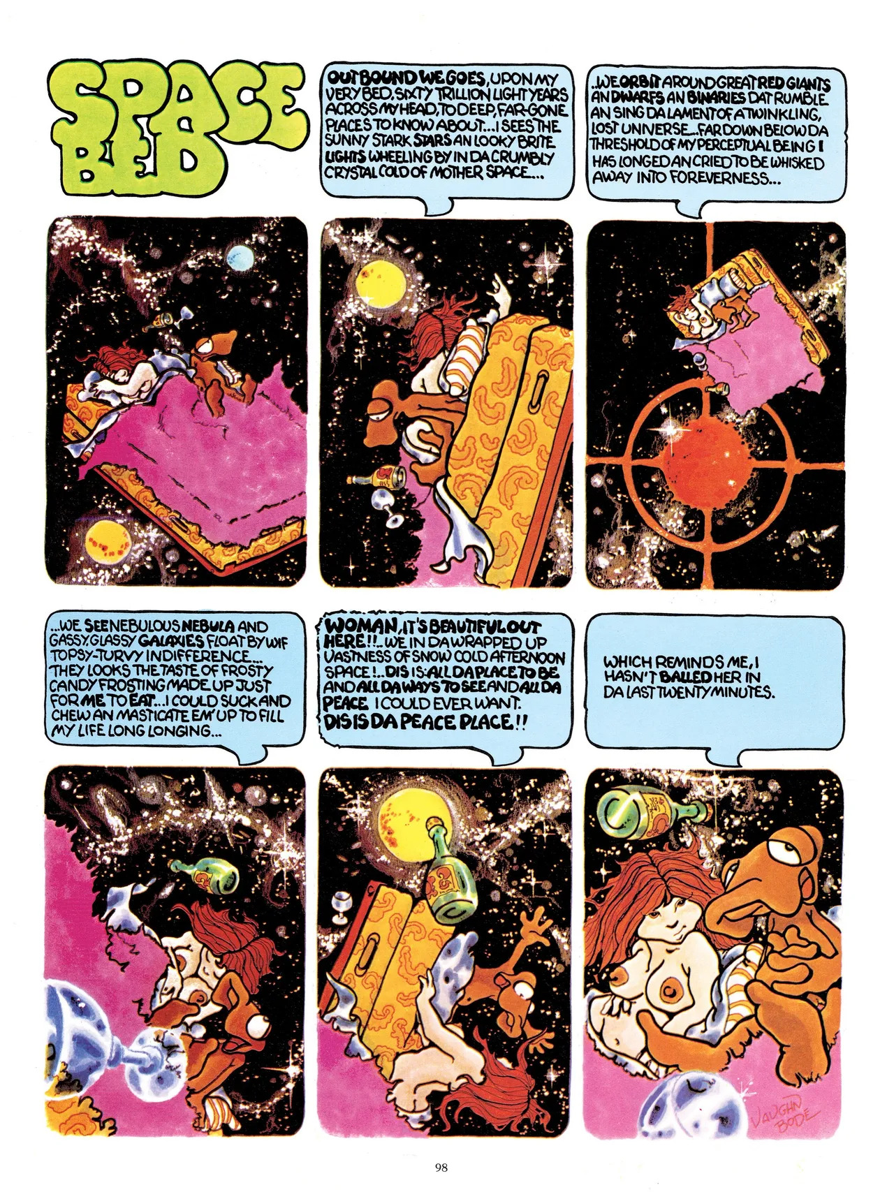 [Vaughn Bodé] Vaughn Bode’s Complete Deadbone Erotica - Page 98