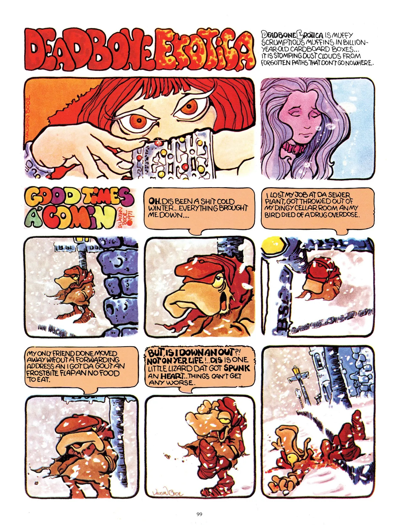 [Vaughn Bodé] Vaughn Bode’s Complete Deadbone Erotica - Page 99