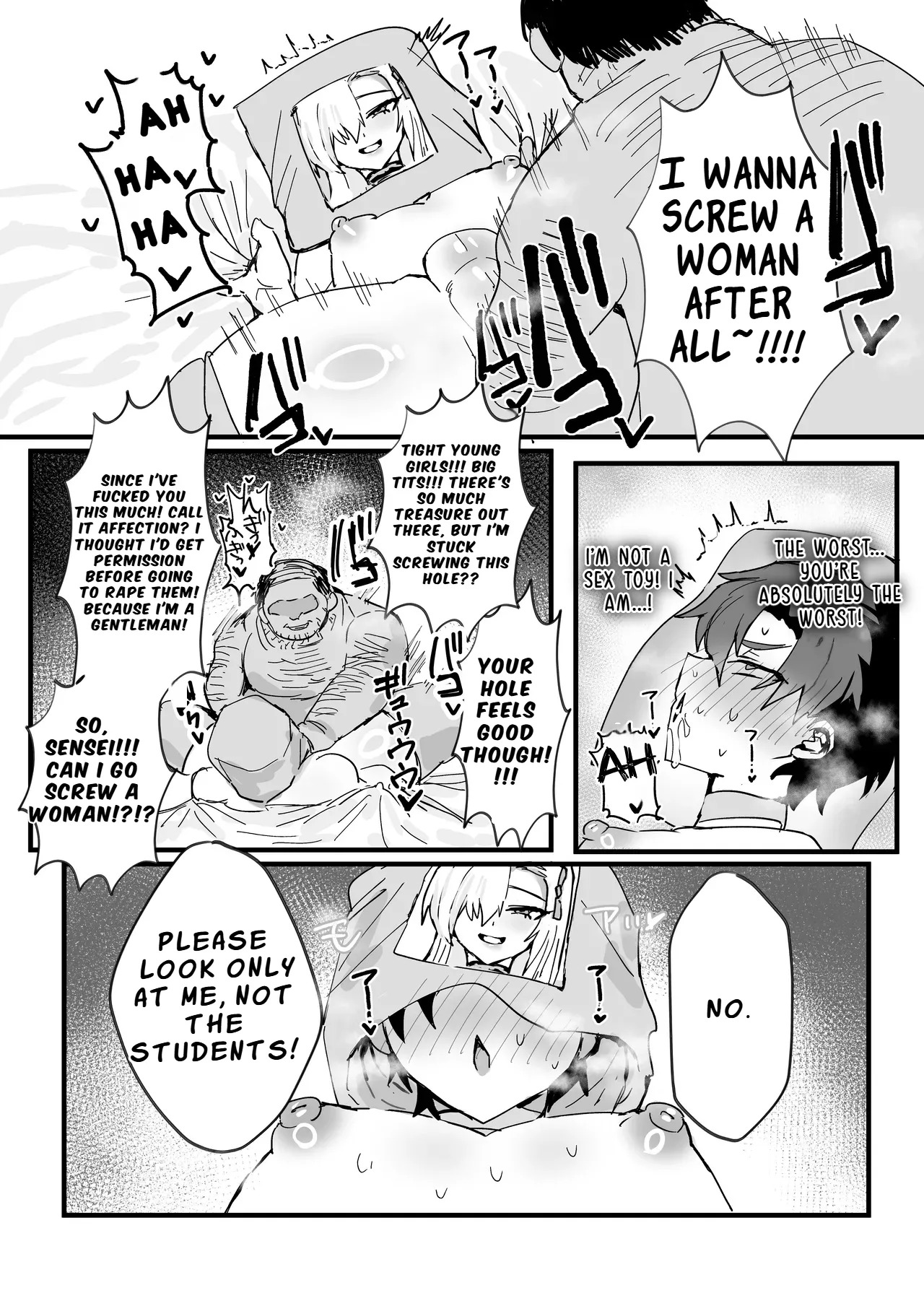 [Utsubokki] Anime Sensei Mesu Ochi Hon (Blue Archive) | Anime Sensei: Book of Female Corruption [English] [LKK•Scans] [Digital] - Page 39