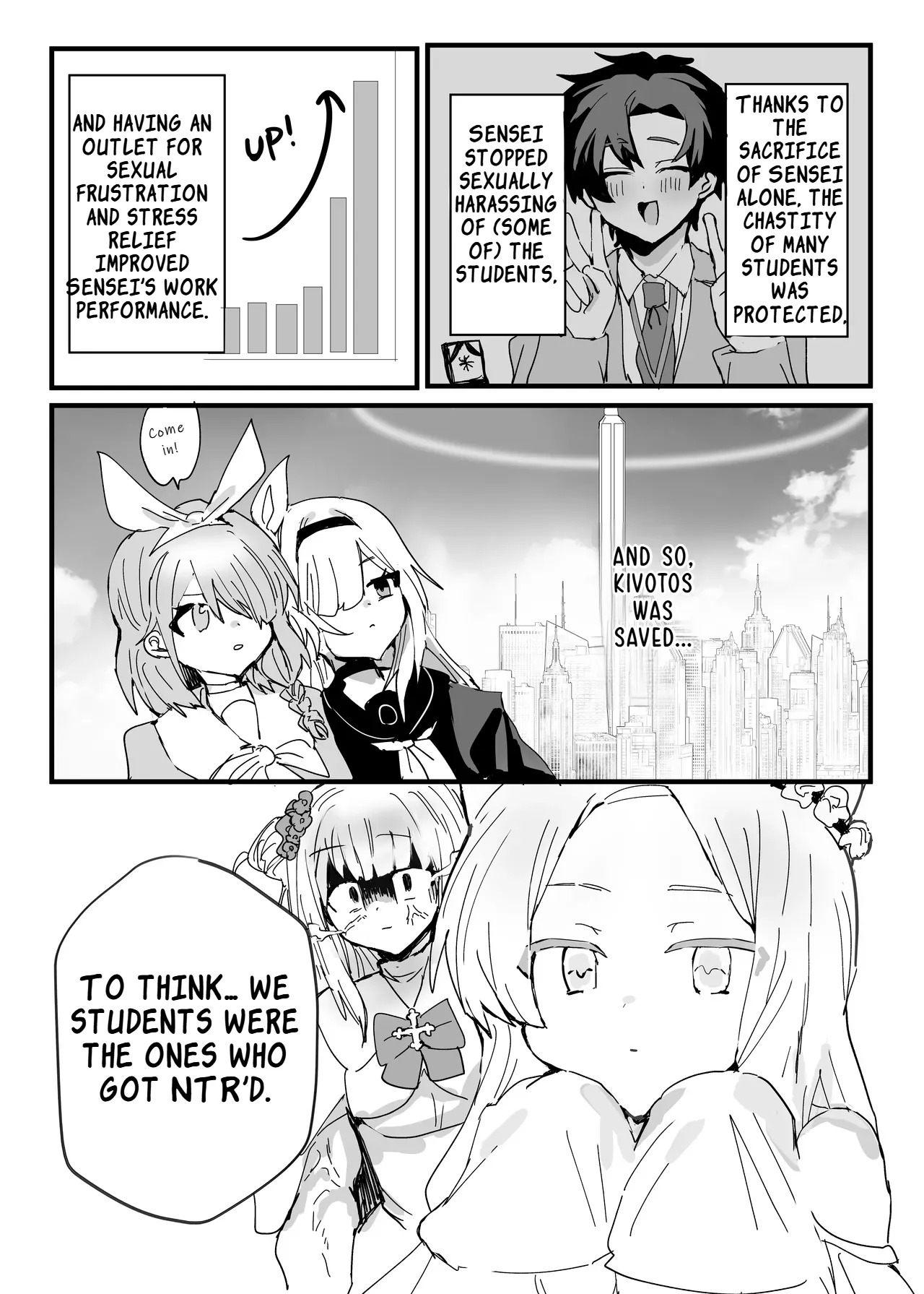 [Utsubokki] Anime Sensei Mesu Ochi Hon (Blue Archive) | Anime Sensei: Book of Female Corruption [English] [LKK•Scans] [Digital] - Page 59