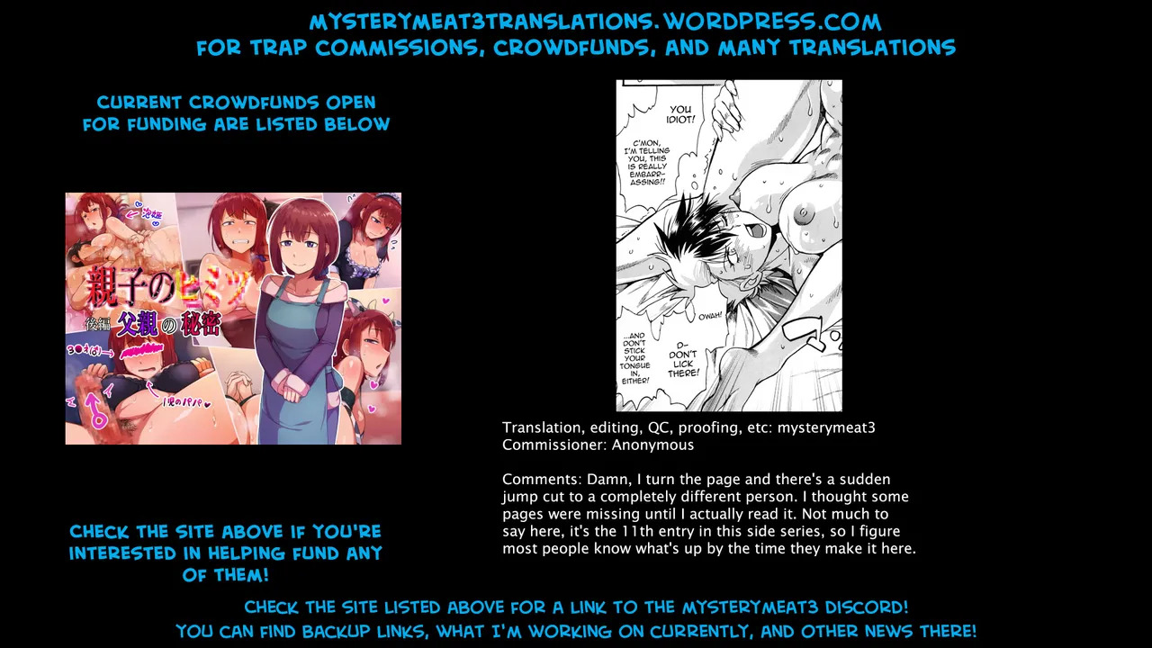 (C106) [Studio Katsudon (Manabe Jouji)] Ring x Mama Bangaihen 11 [English] [mysterymeat3] - Page 43