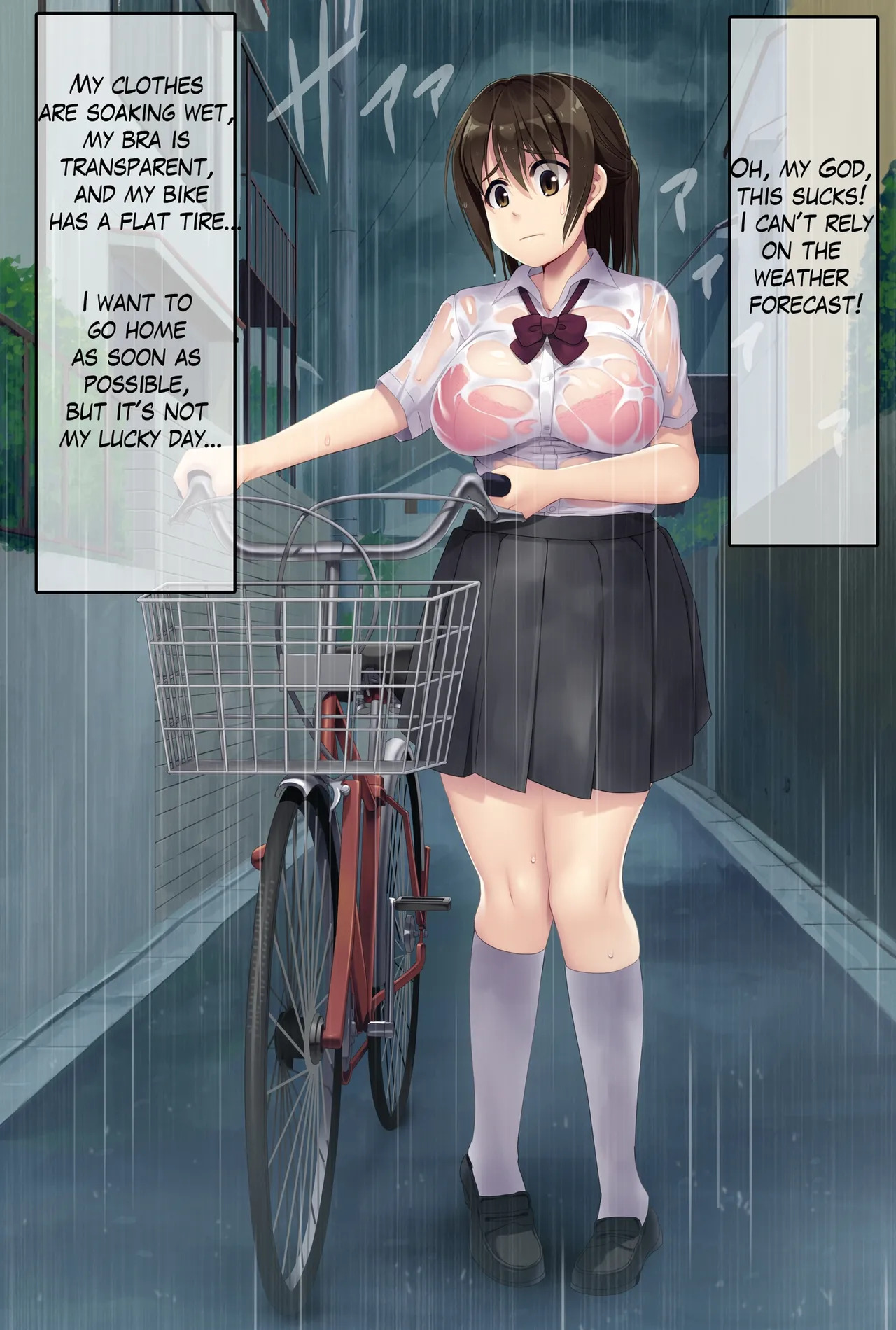 [U Donko] Transparent raincoat exposure - Page 15