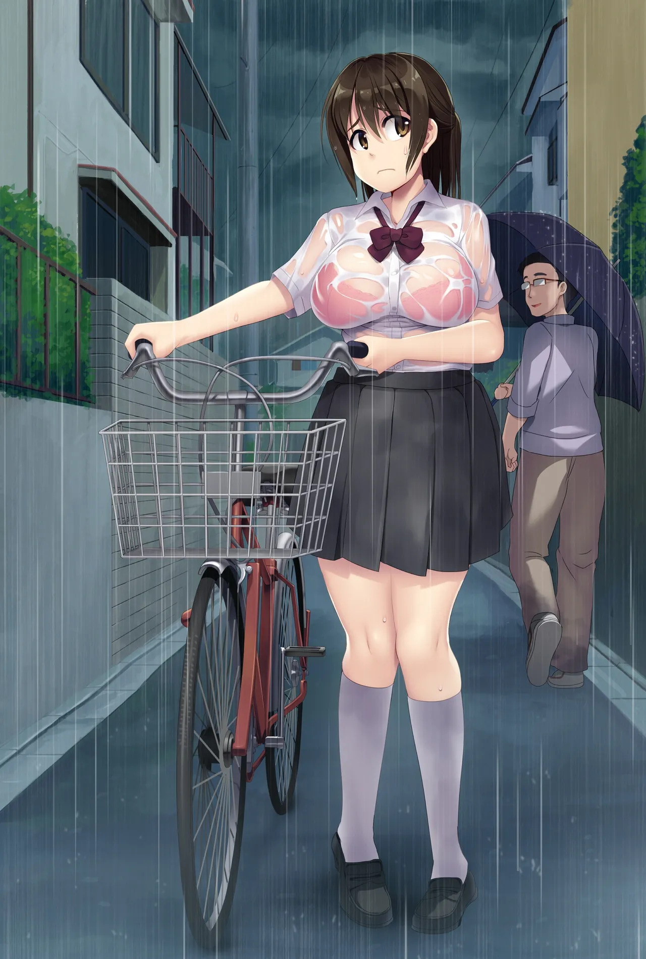 [U Donko] Transparent raincoat exposure - Page 58