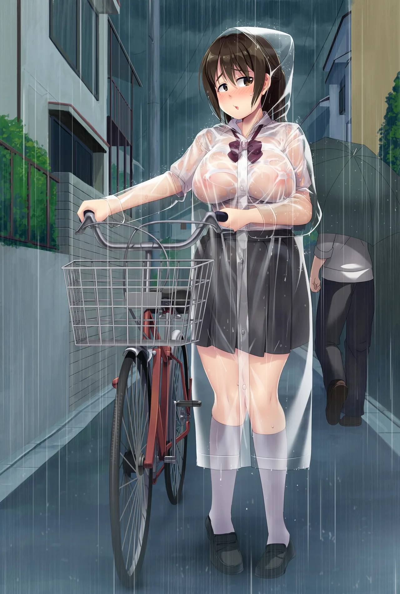 [U Donko] Transparent raincoat exposure - Page 82