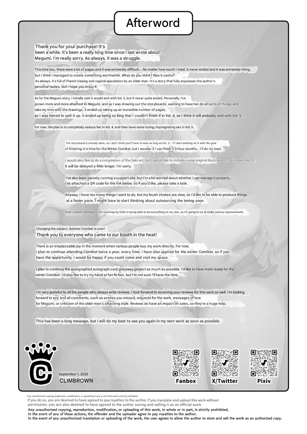 [Crime Crown] A Woman Targeted by a Man Who Ejaculates Inside the Vagina Cannot Escape ~Tomoe Fujimoto Arc VOL.3~ [English] - Page 71
