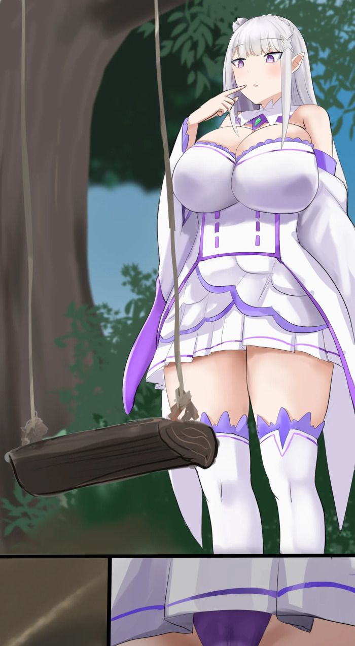 [Ibara-D] Emilia ni Kizukarezu Shiri ni Shikare, Fumitsubusareru [Textless]