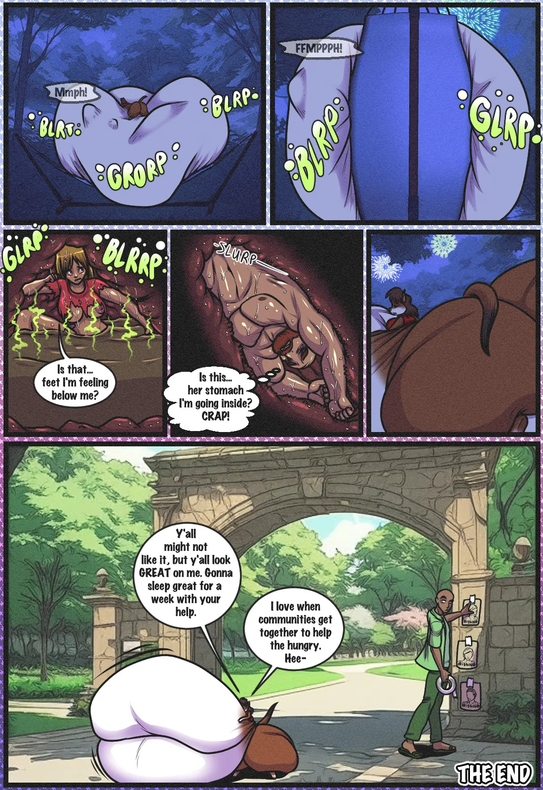 [JessicaRae] Unite as Stacy Stoat Fat - Page 9