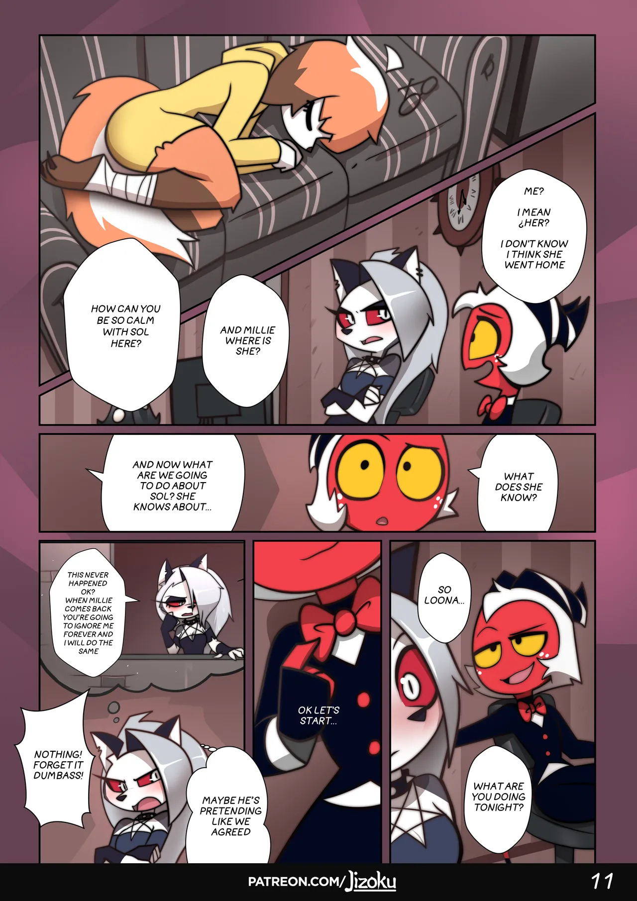 [Jizoku] A Night With Loona 2 - Page 12