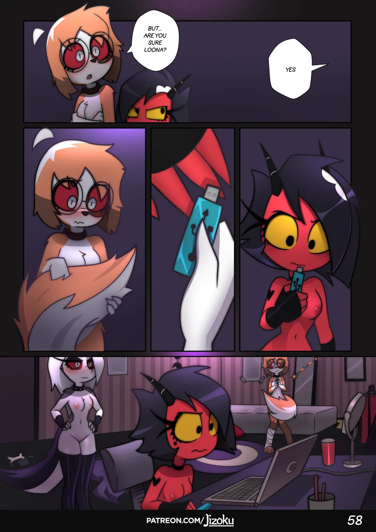 [Jizoku] A Night With Loona 2 - Page 59