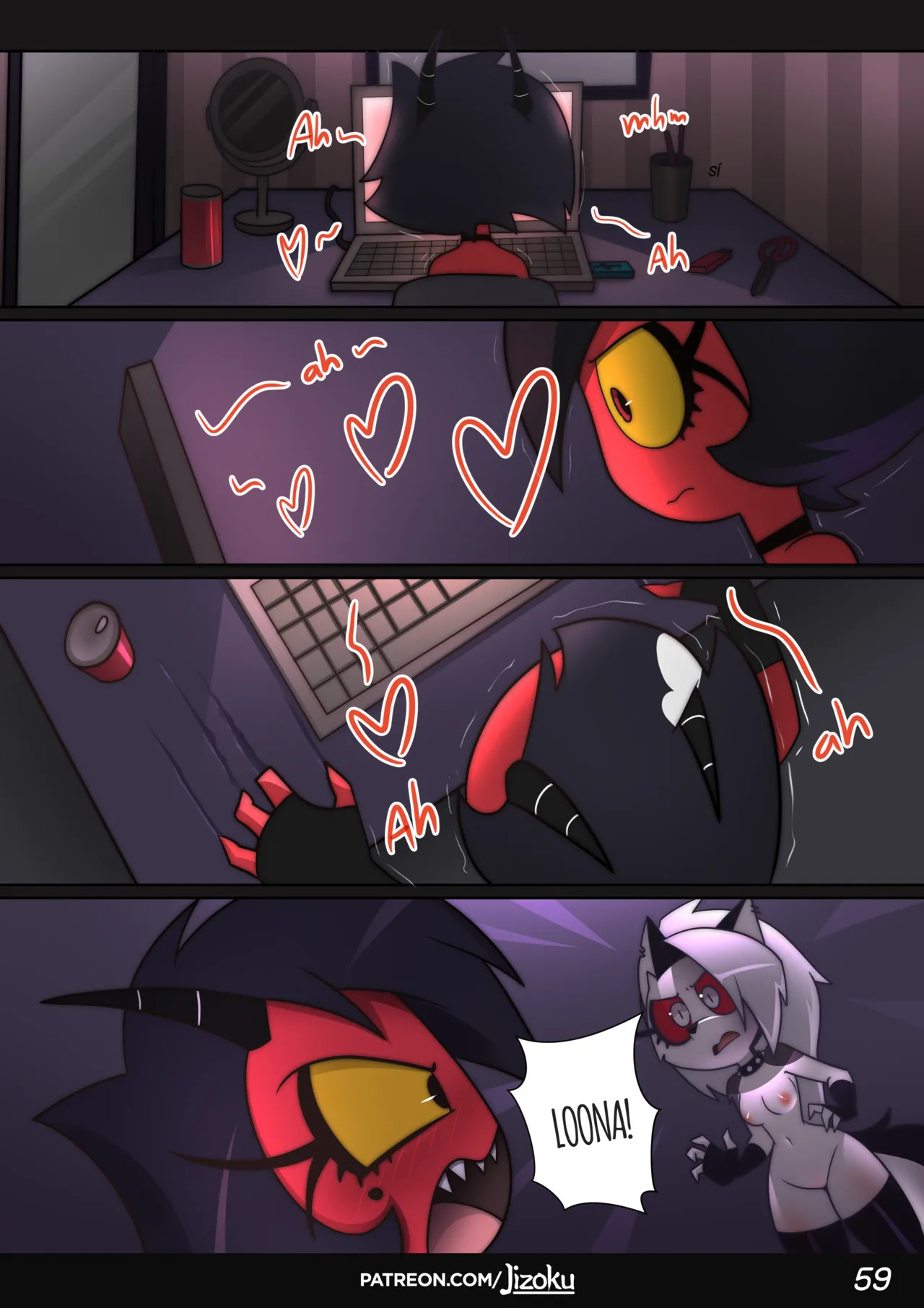 [Jizoku] A Night With Loona 2 - Page 60