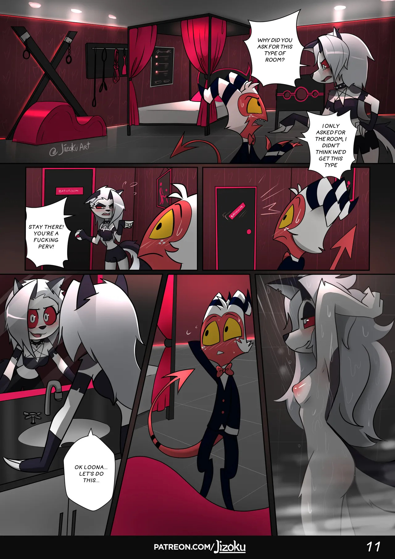 [Jizoku] A Night With Loona - Page 12
