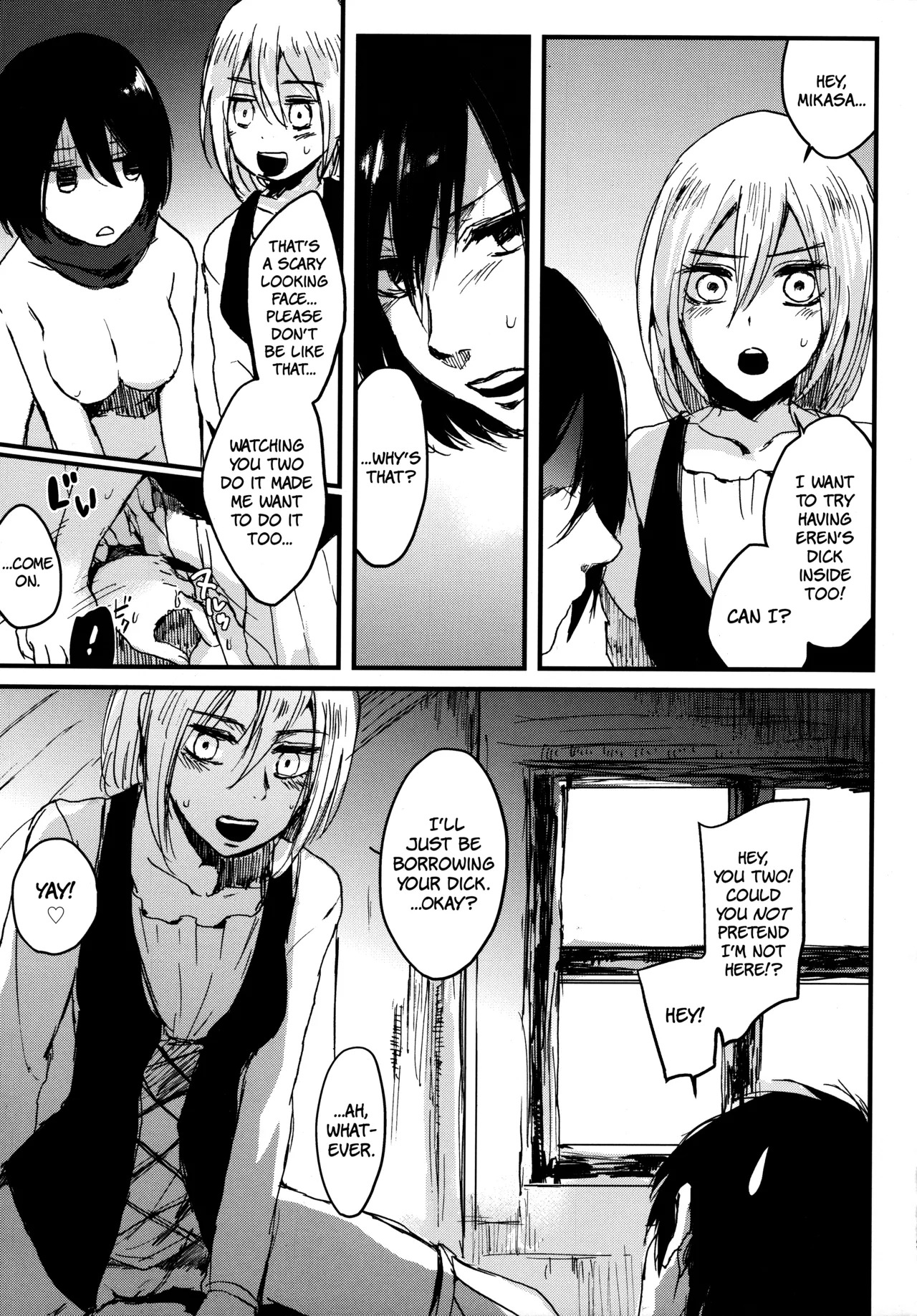 (C92) [plantain (Nichii)] ASSAULT ON YAMAGOYA harlem (Shingeki no Kyojin) [English] [The People With No Name] - Page 12