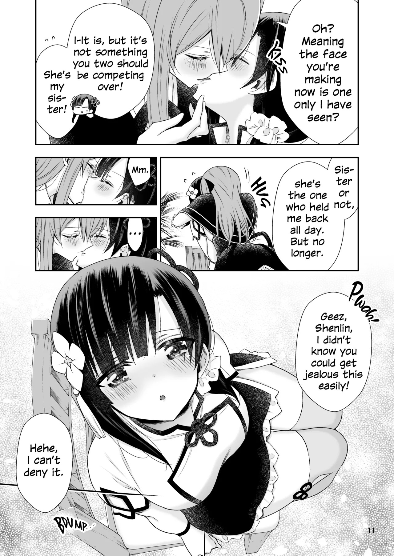 Shenlin ga Yujia ni Yakimochi o Yaku Hanashi | When Shenlin Got Jealous Over Yujia (Assault Lily) [English] [Digital] - Page 10