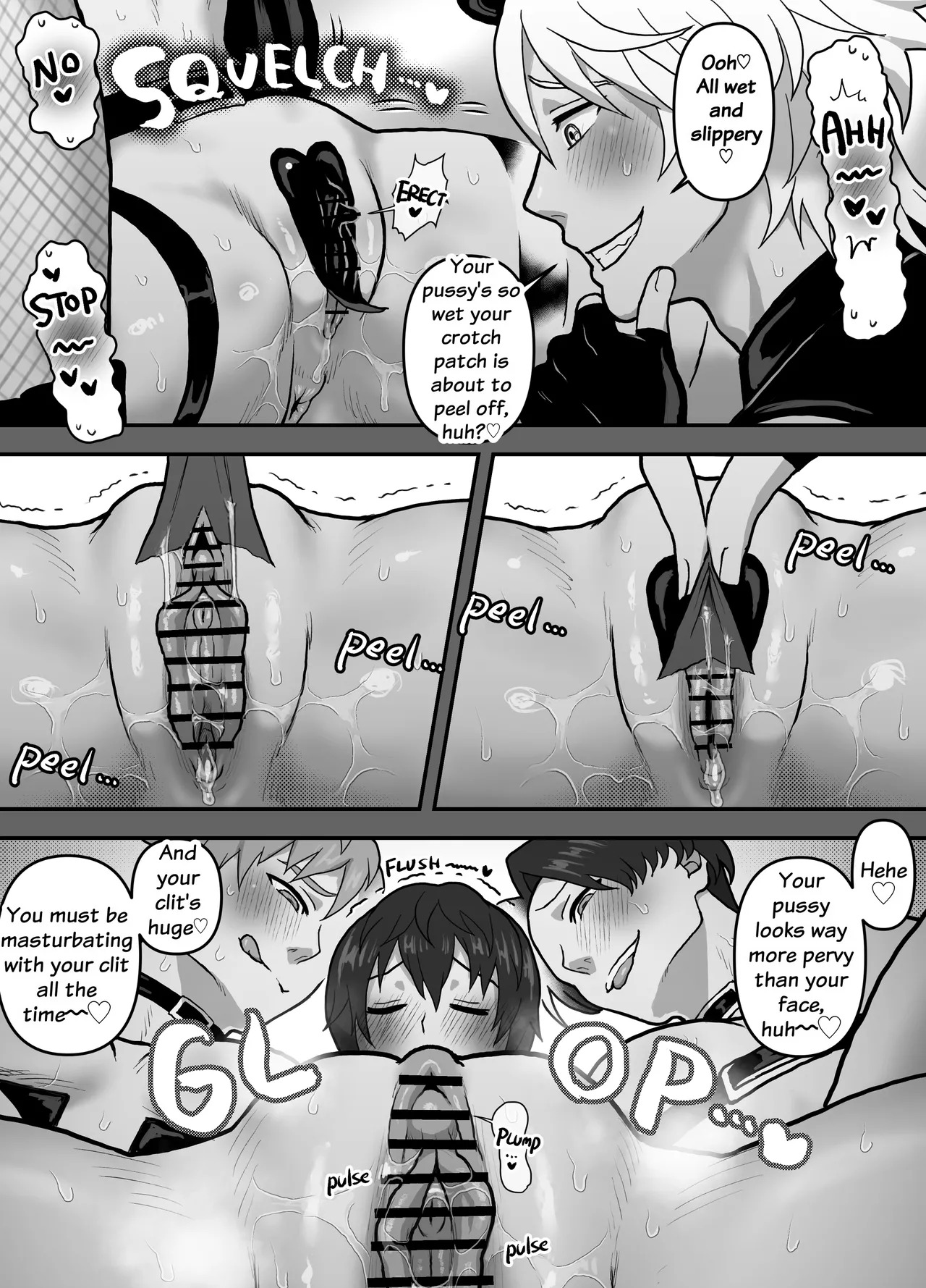 [Onoko Ya Honpo (Kamiwo Akira)] First Time at a Cuntboy Strip Club [English] - Page 10
