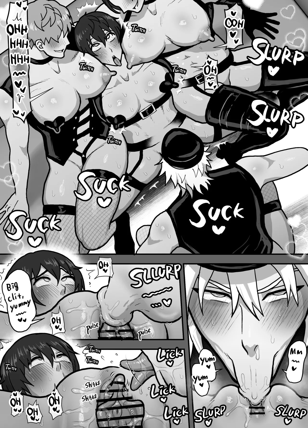 [Onoko Ya Honpo (Kamiwo Akira)] First Time at a Cuntboy Strip Club [English] - Page 12