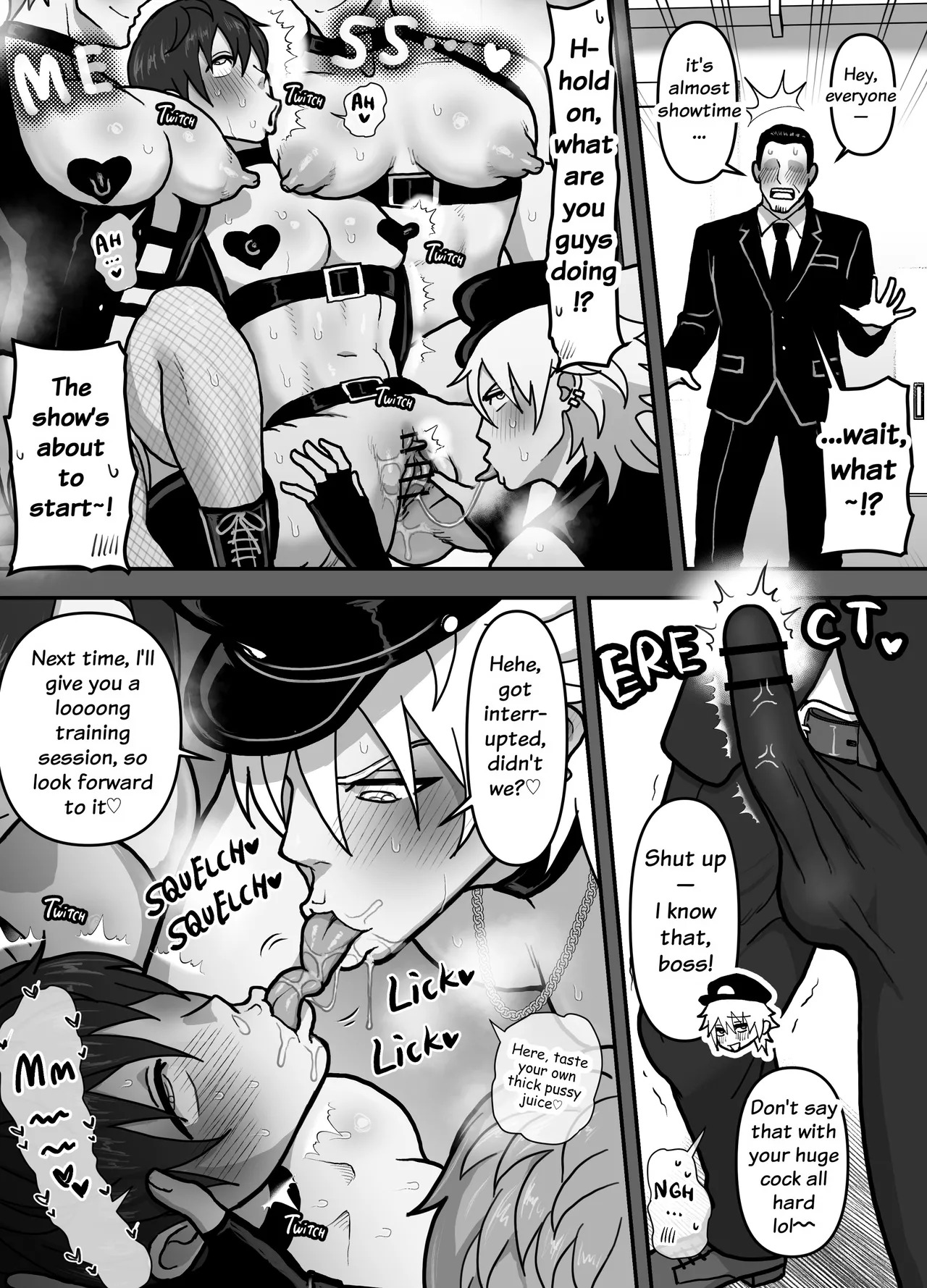 [Onoko Ya Honpo (Kamiwo Akira)] First Time at a Cuntboy Strip Club [English] - Page 13
