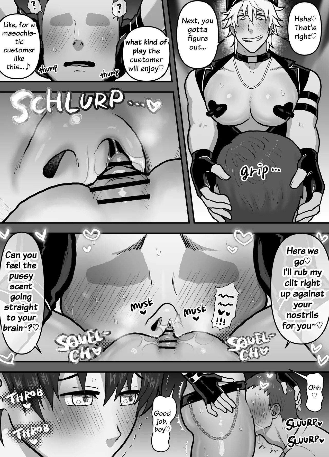 [Onoko Ya Honpo (Kamiwo Akira)] First Time at a Cuntboy Strip Club [English] - Page 16