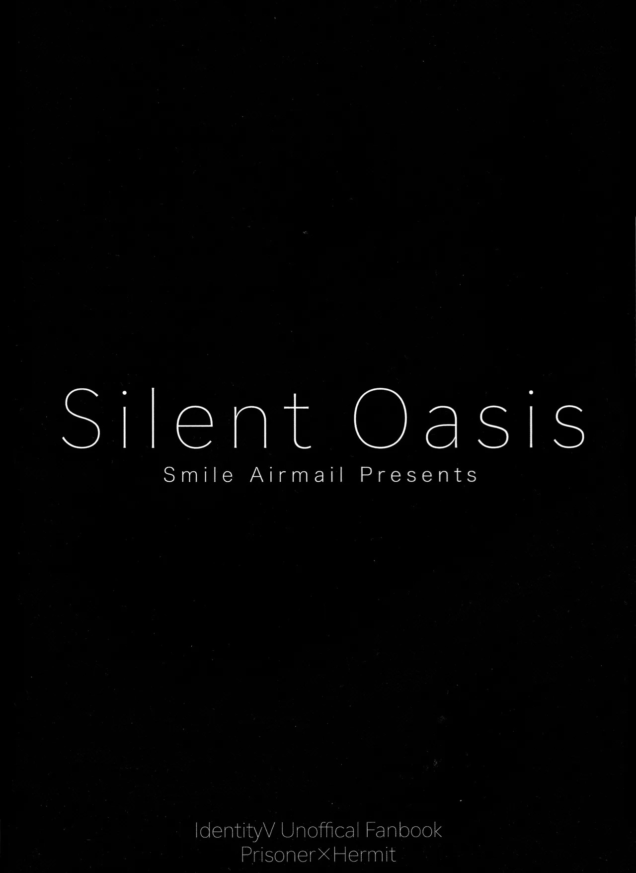 [Smilekoukuubin(Smile)] SilentOasis (IdentityV) - Page 38